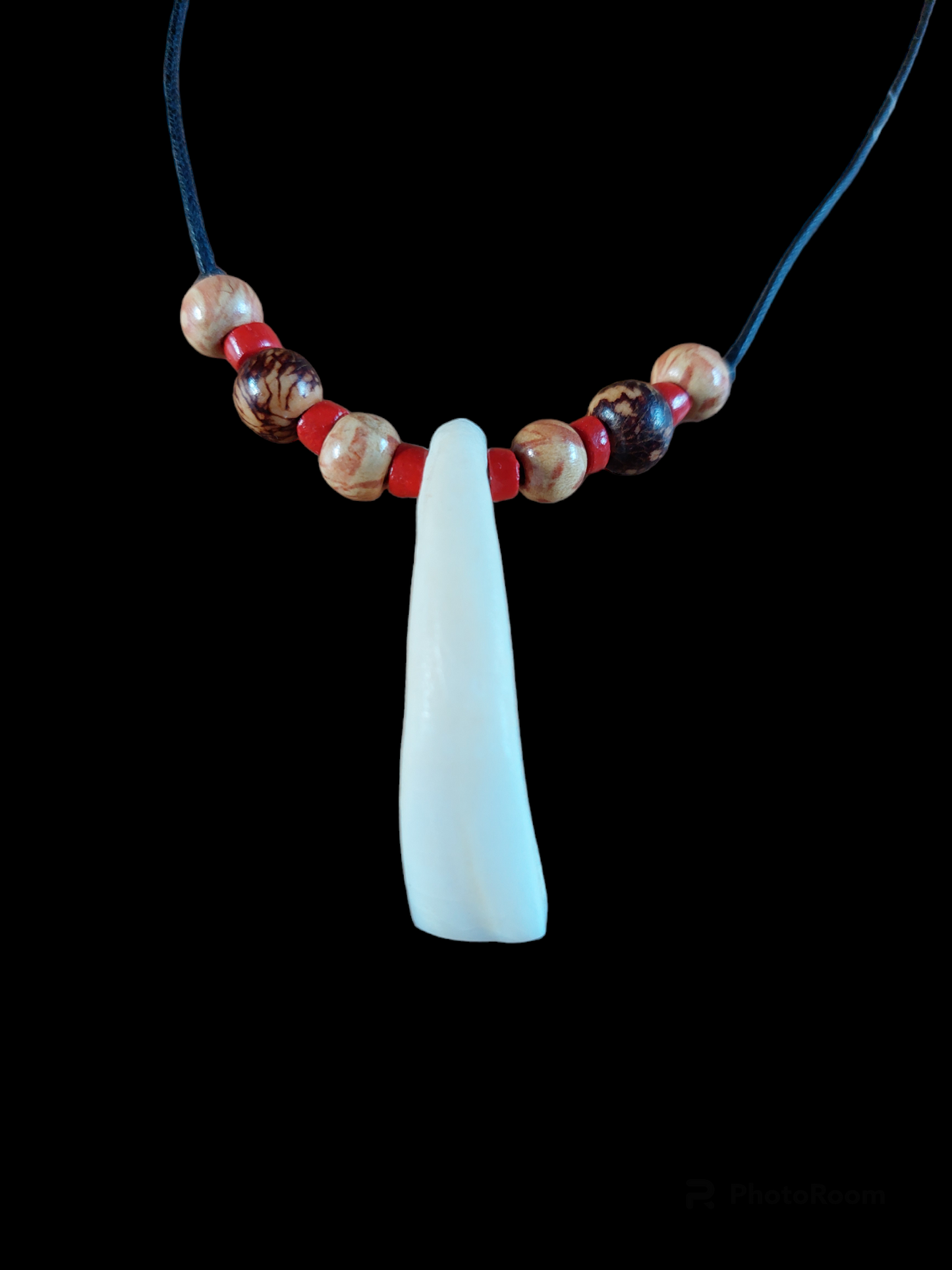Camel tooth amulet necklace