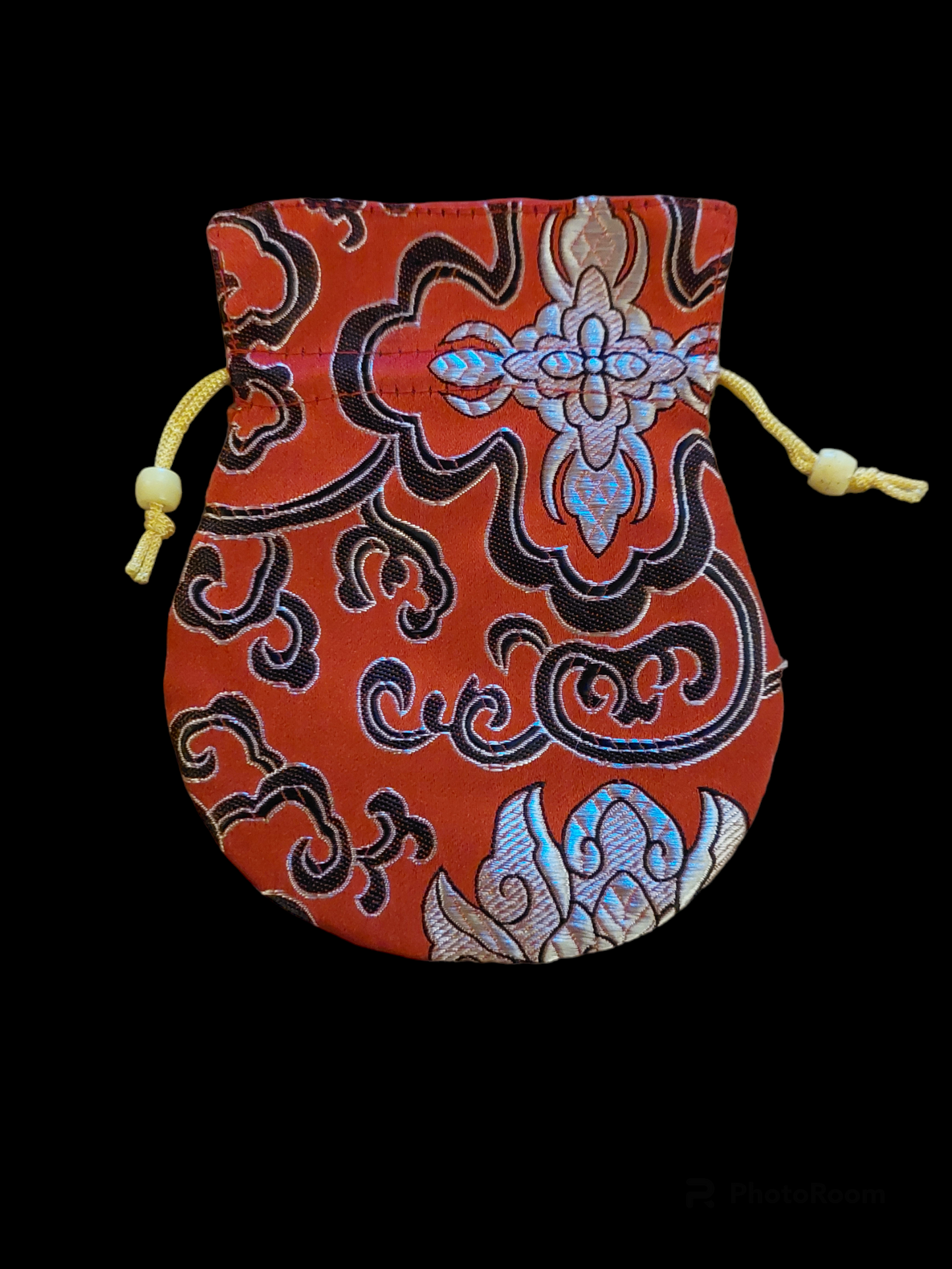 Tibetan silk pouch #1