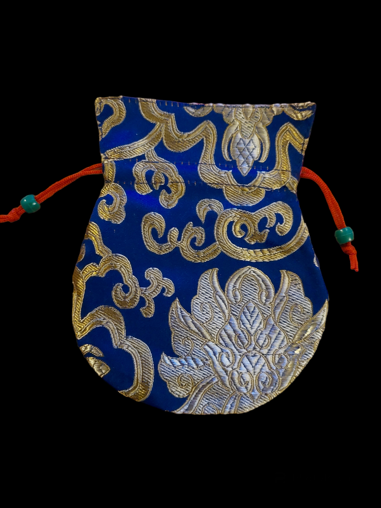 Tibetan silk pouch #1