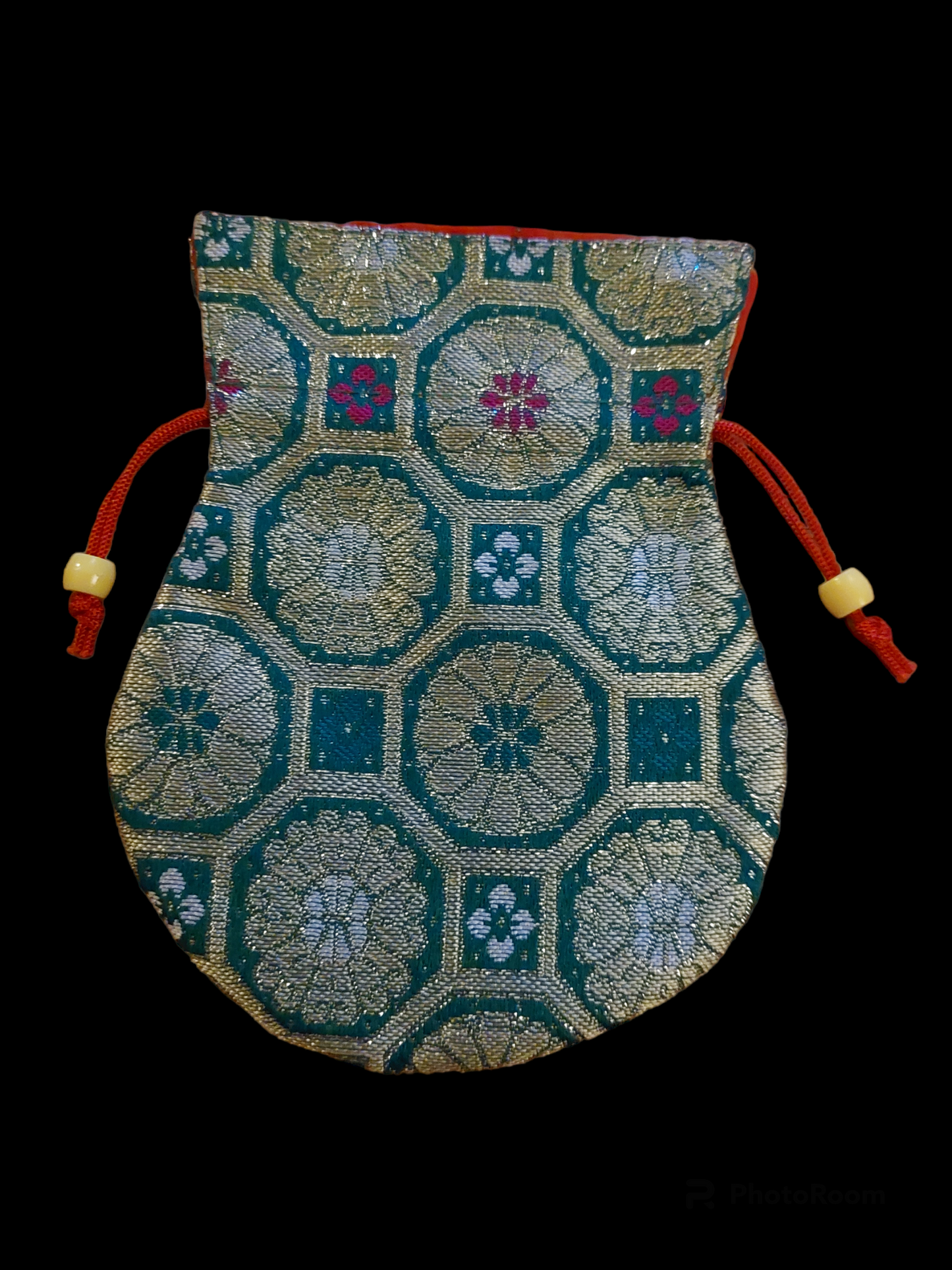 Tibetan silk pouch #1