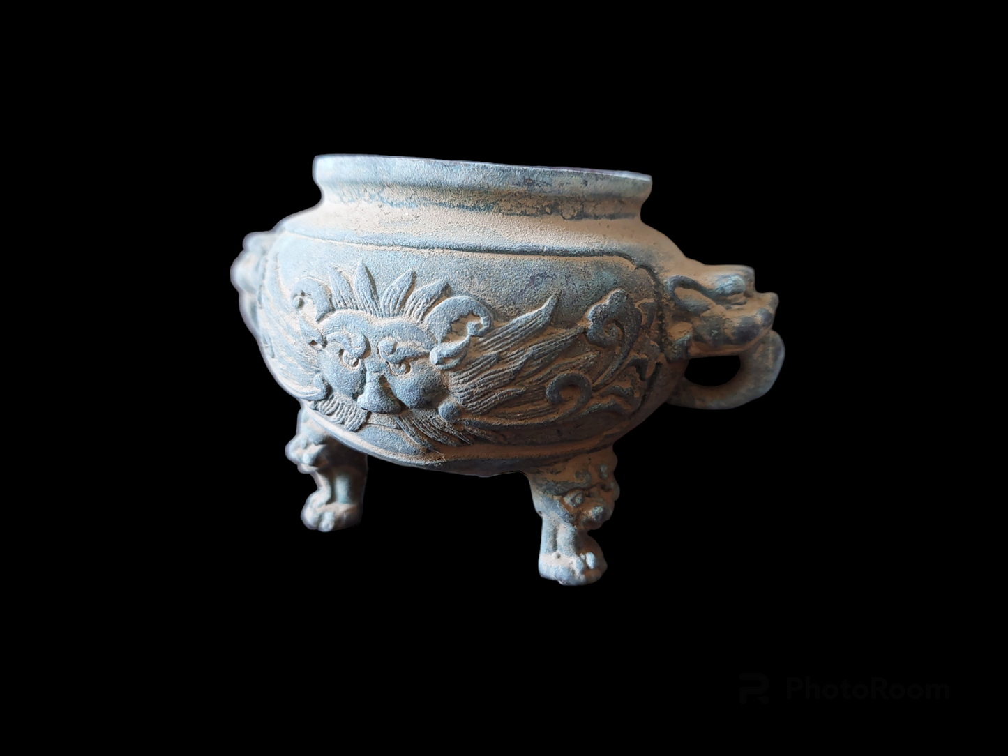 Antique bronze incense burner "Surya"