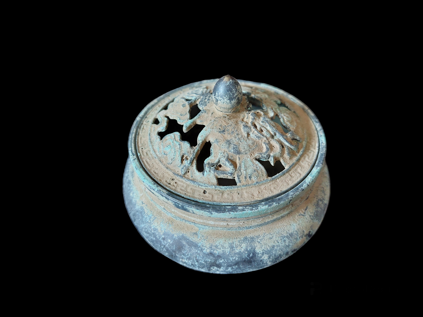 Antique bronze incense burner