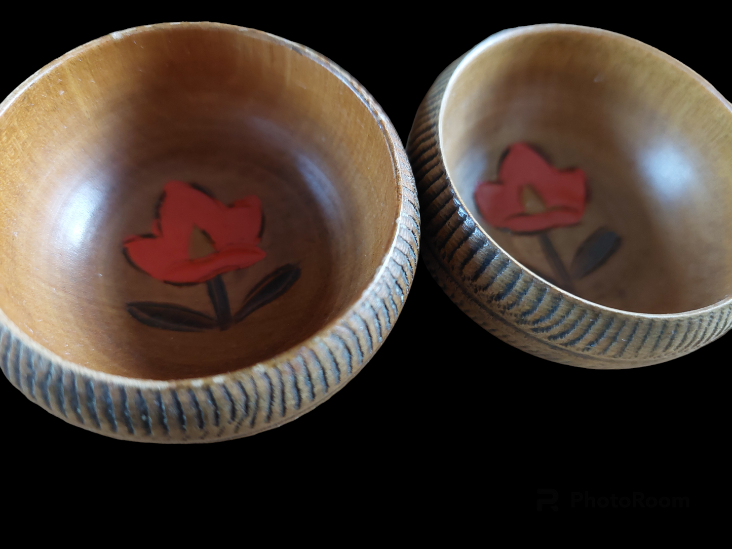 Wooden offering bowl "Dutch Tulip"
