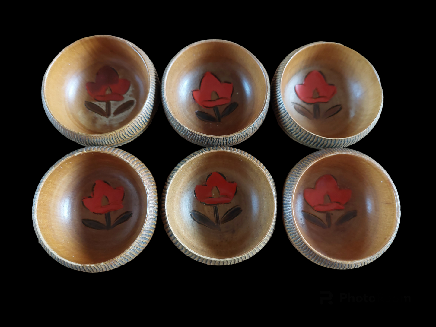 Wooden offering bowl "Dutch Tulip"
