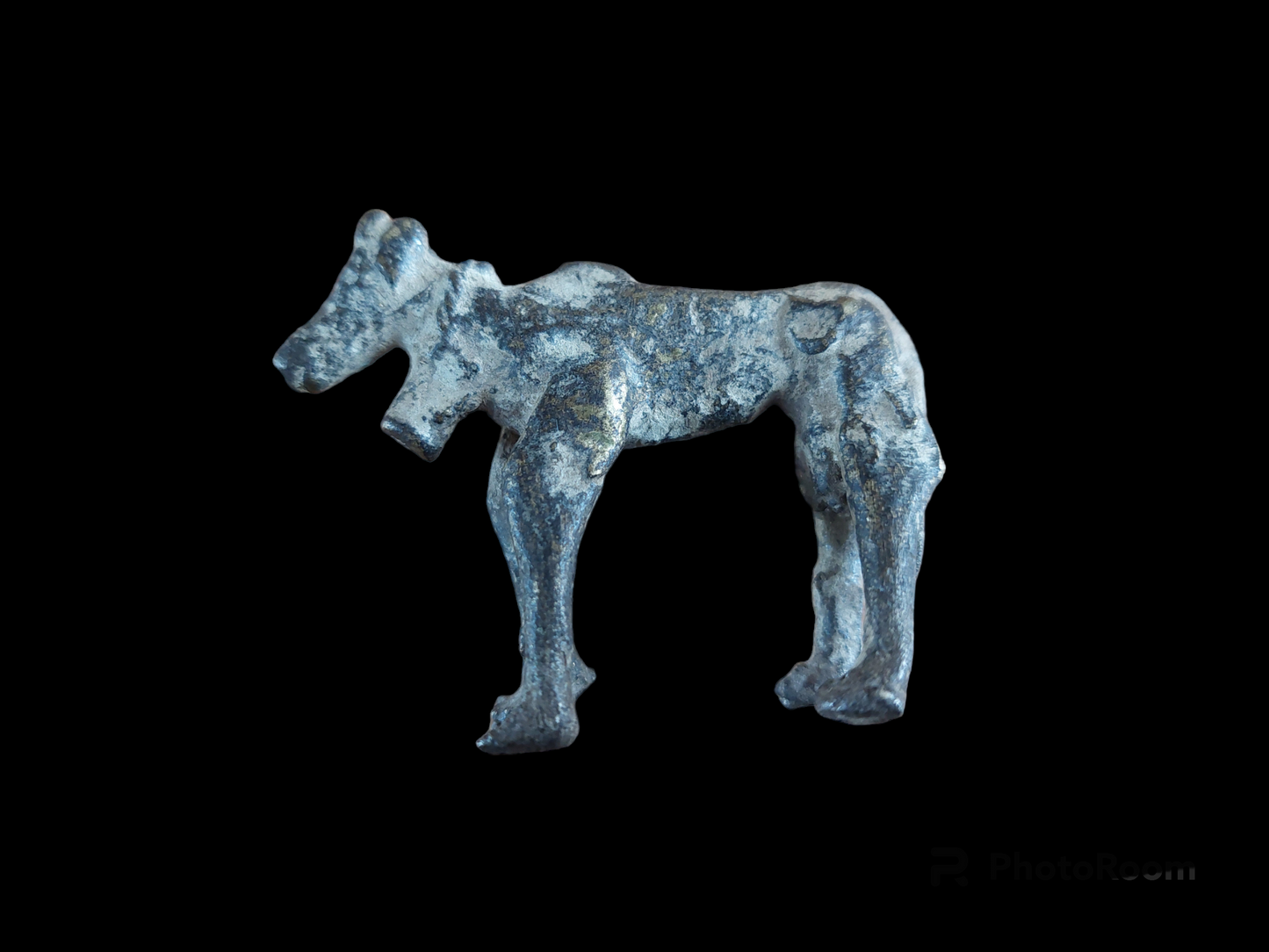 Antique Jajarkot tribal five-legged cow figurine #1