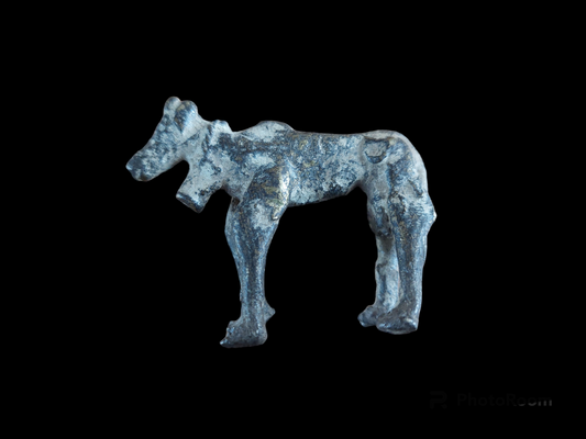 Antique five-legged cow figurine