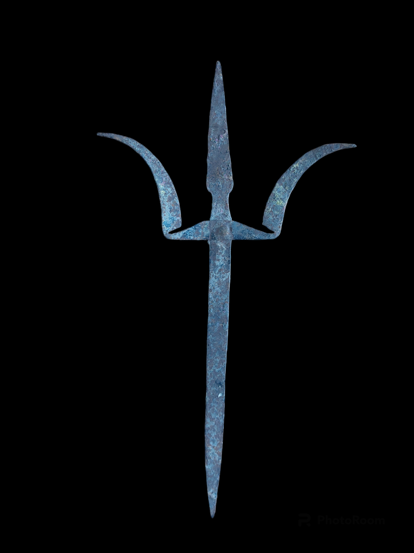 Old Nepalese iron trident 35 cm