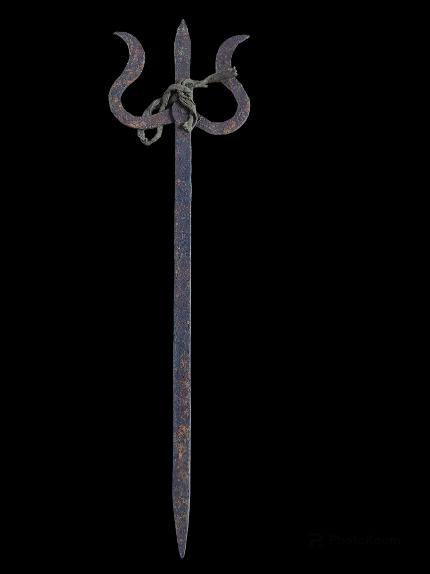Old Nepalese iron trident 41 cm