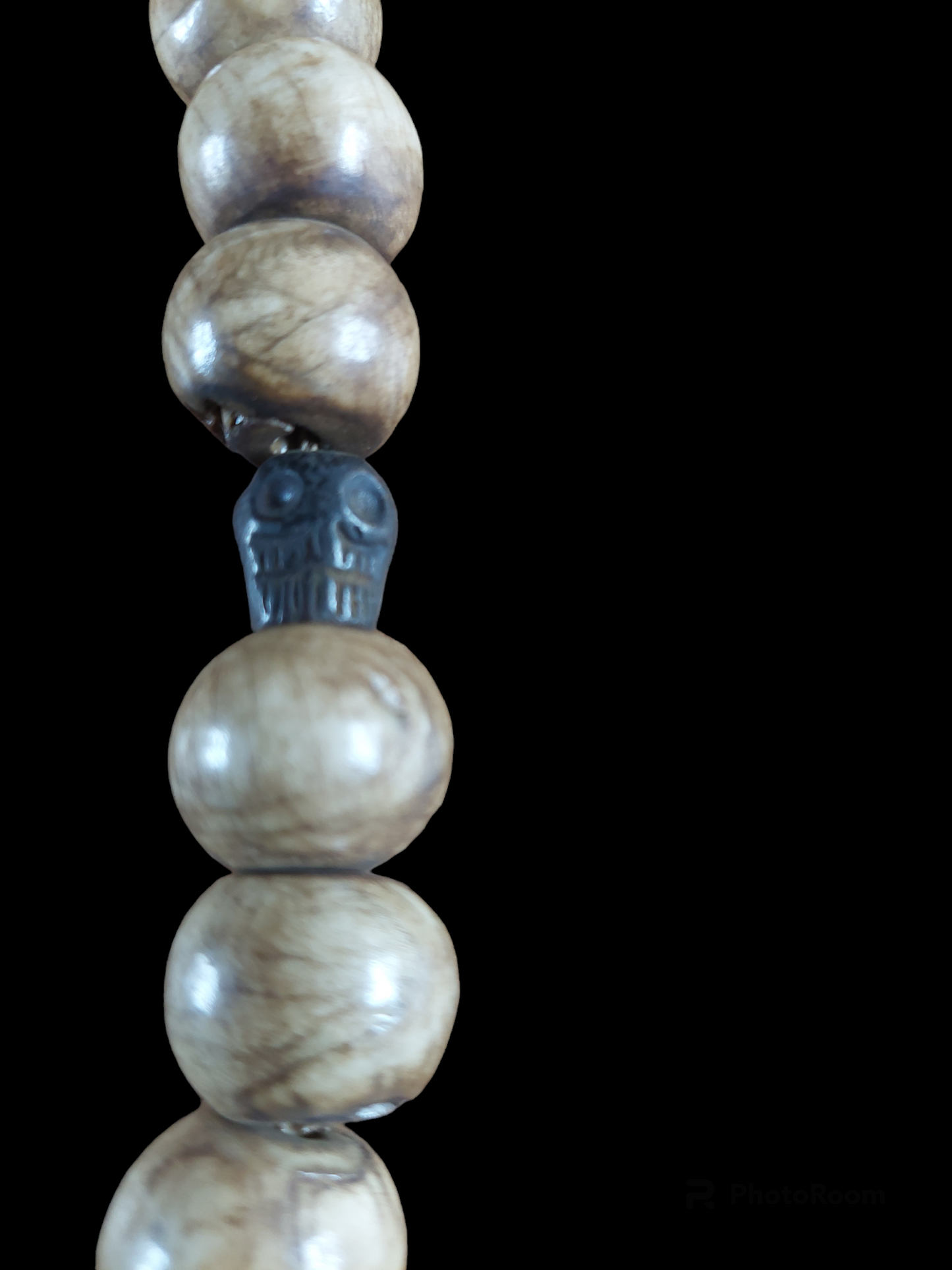 Vintage Tibetan conch shell mala