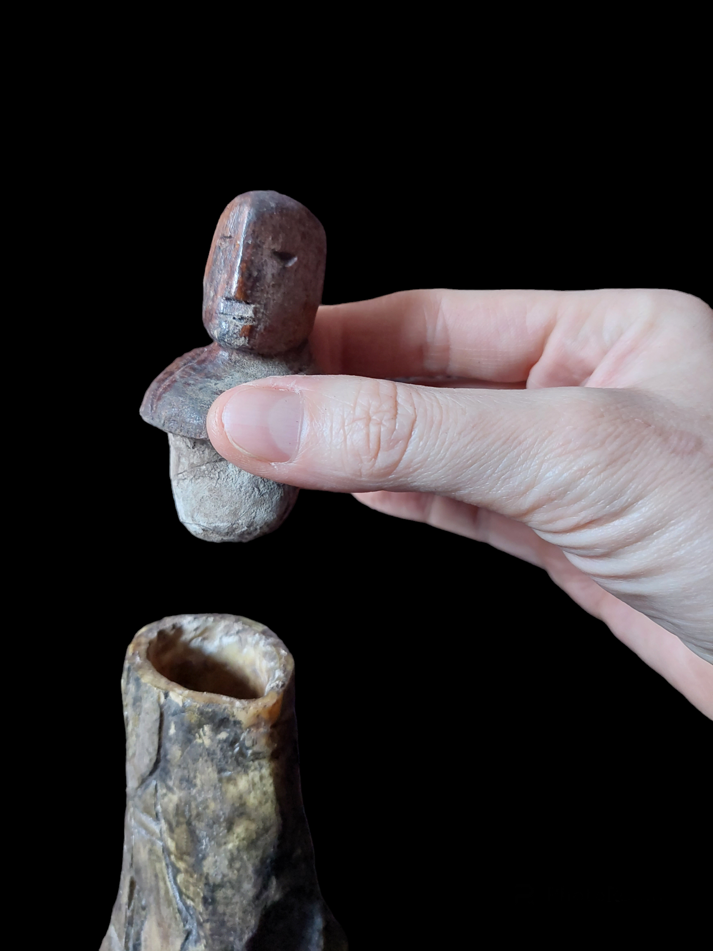 Ifugao tribal bone container
