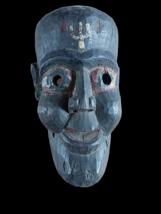 Antique Nepalese wooden mask