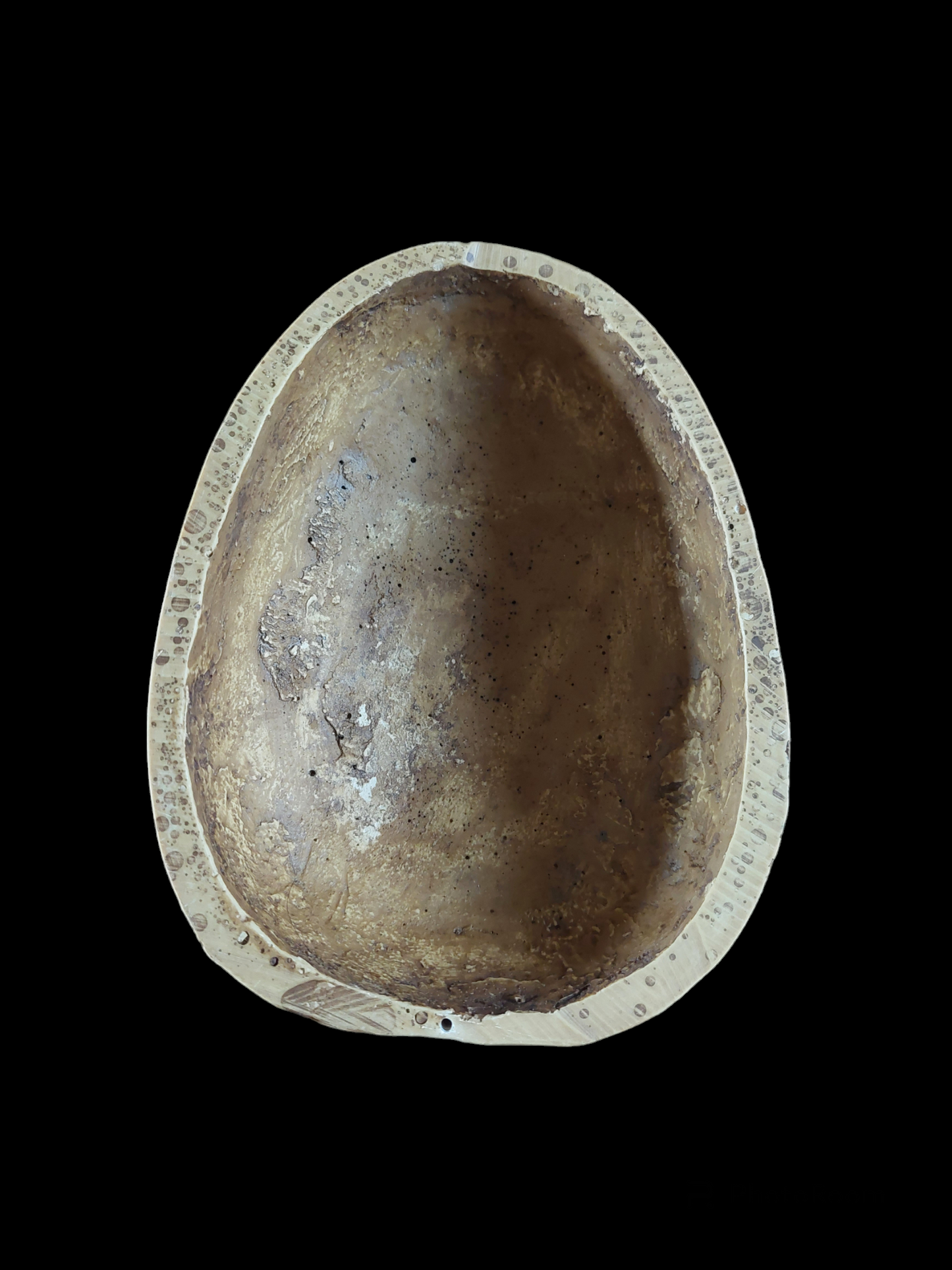 Kapala with auspicious symbols and double dorje depiction