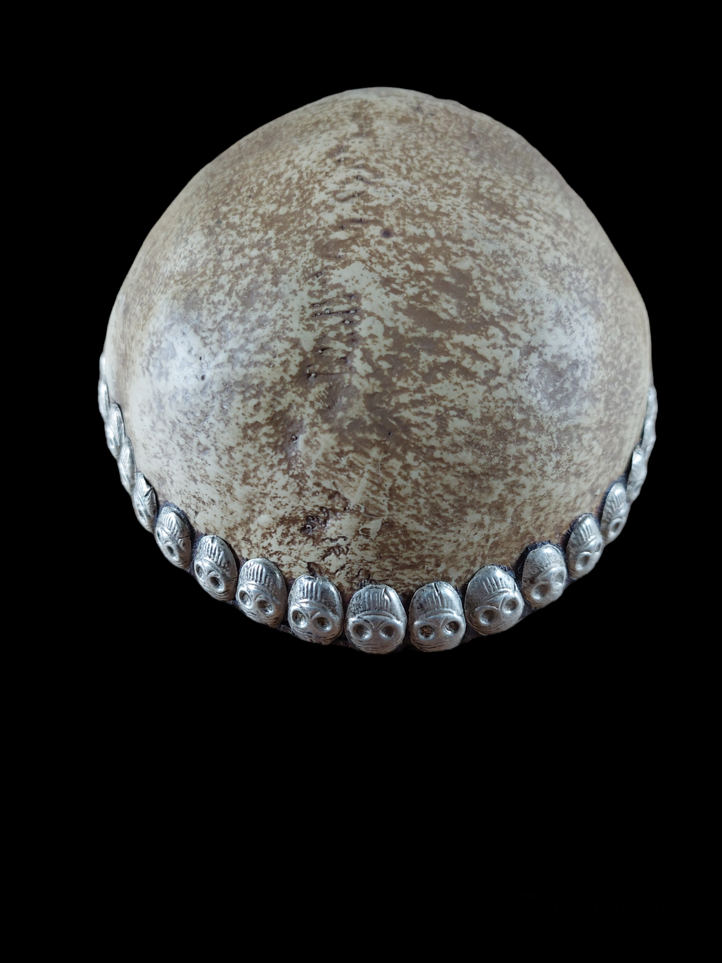 Kapala with silver interior