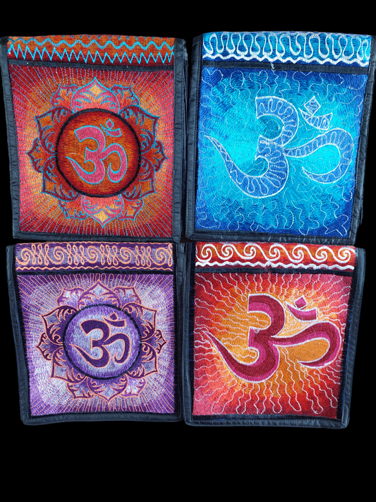 Nepalese bags with Aum symbol