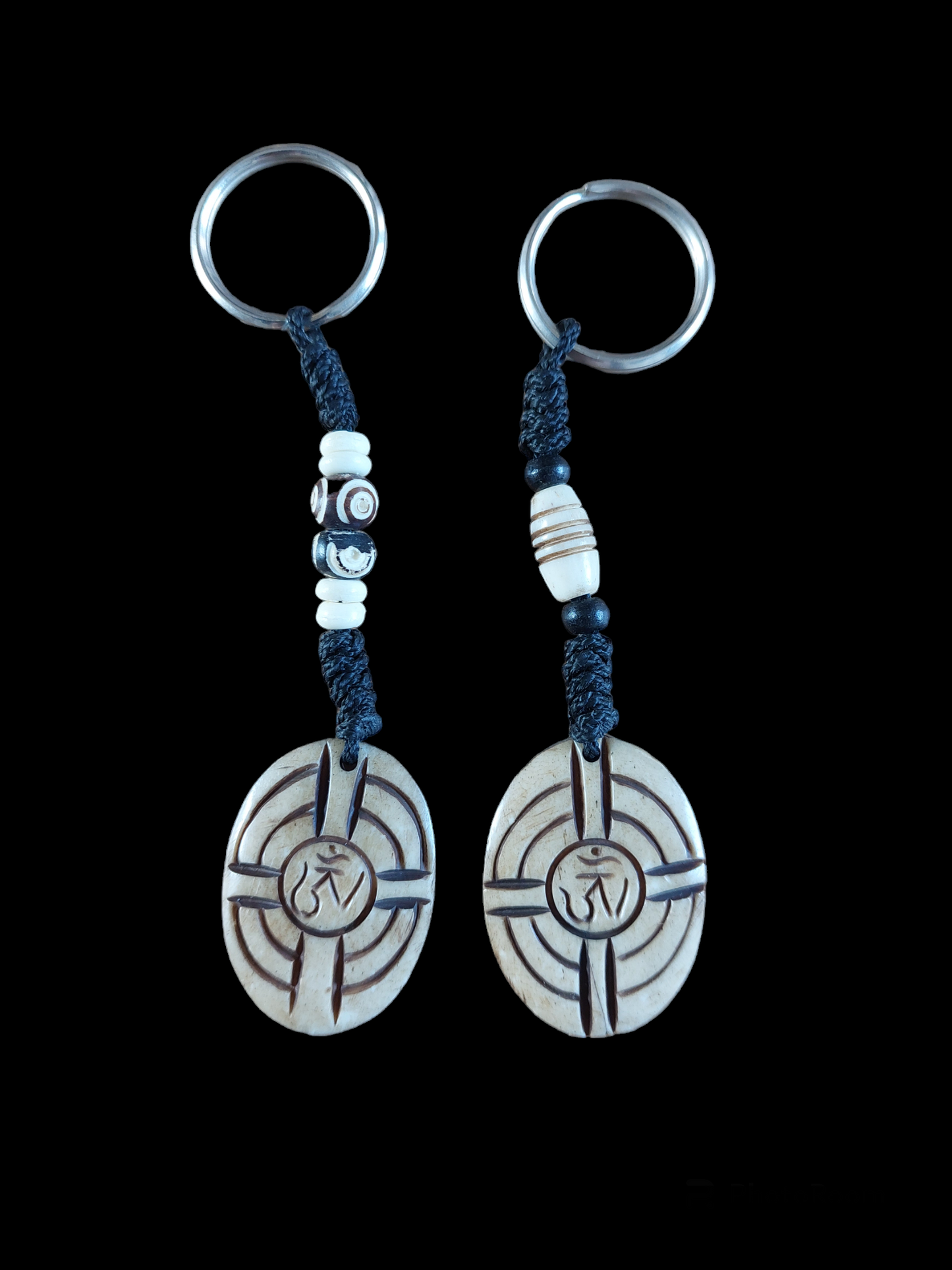 Nepalese yak bone key chains