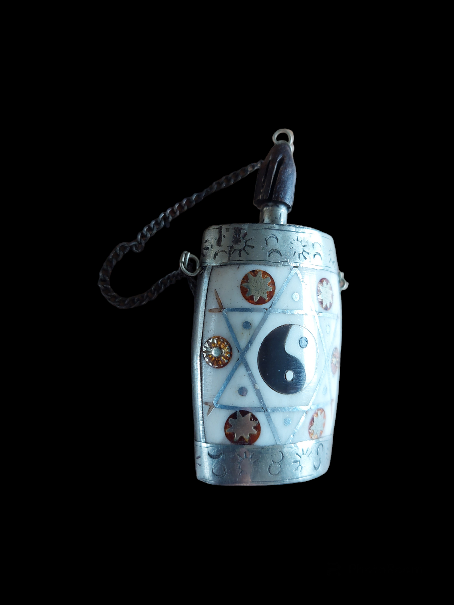 Tibetan yak bone snuff bottle