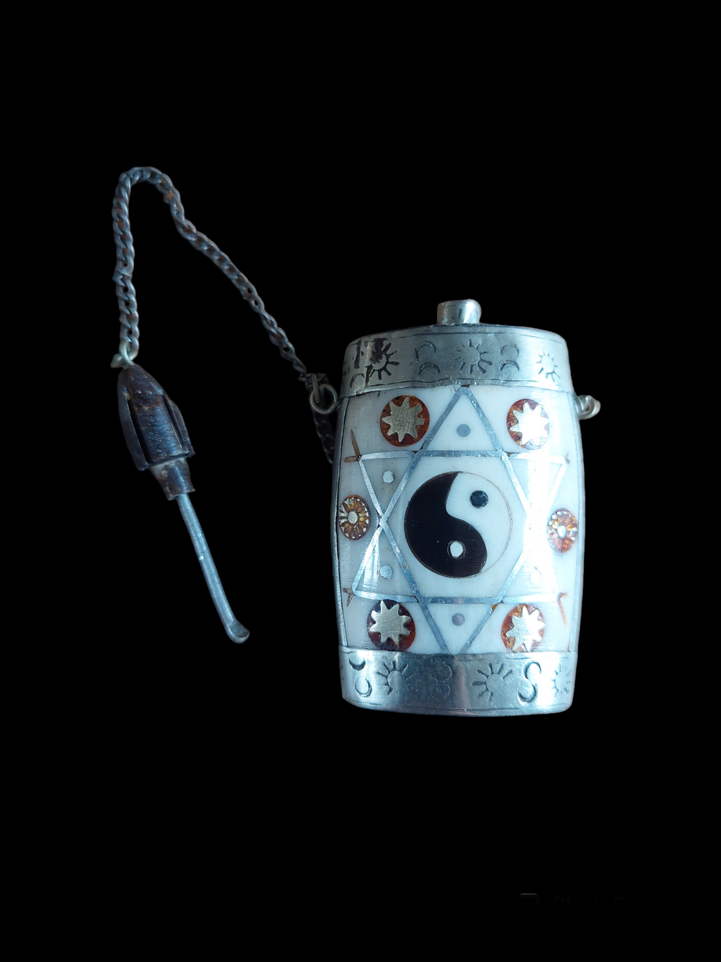 Tibetan yak bone snuff bottle