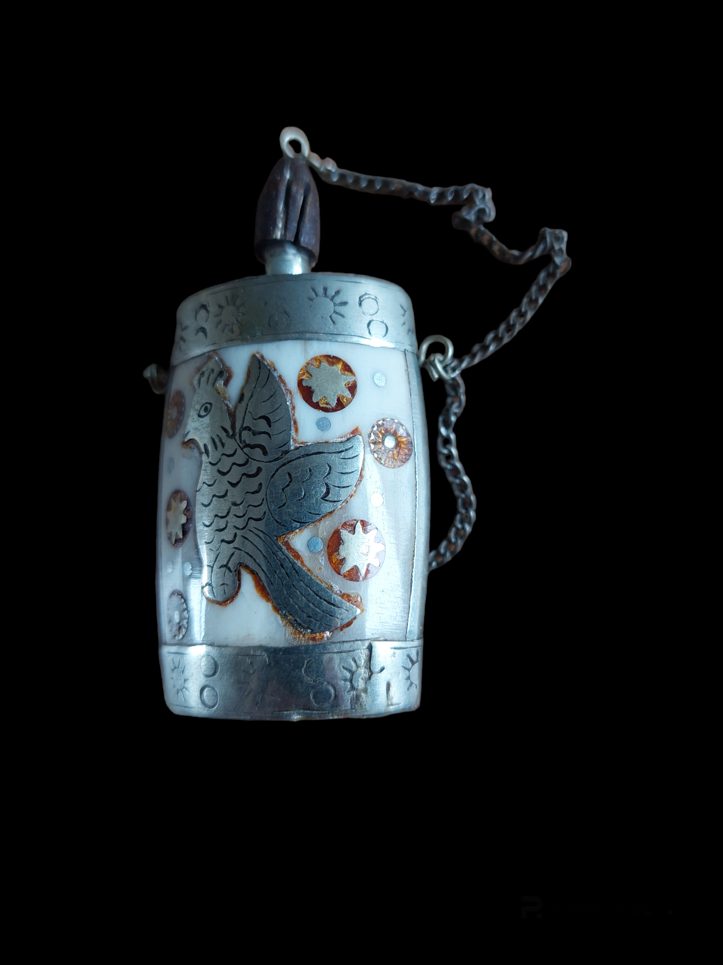 Tibetan yak bone snuff bottle