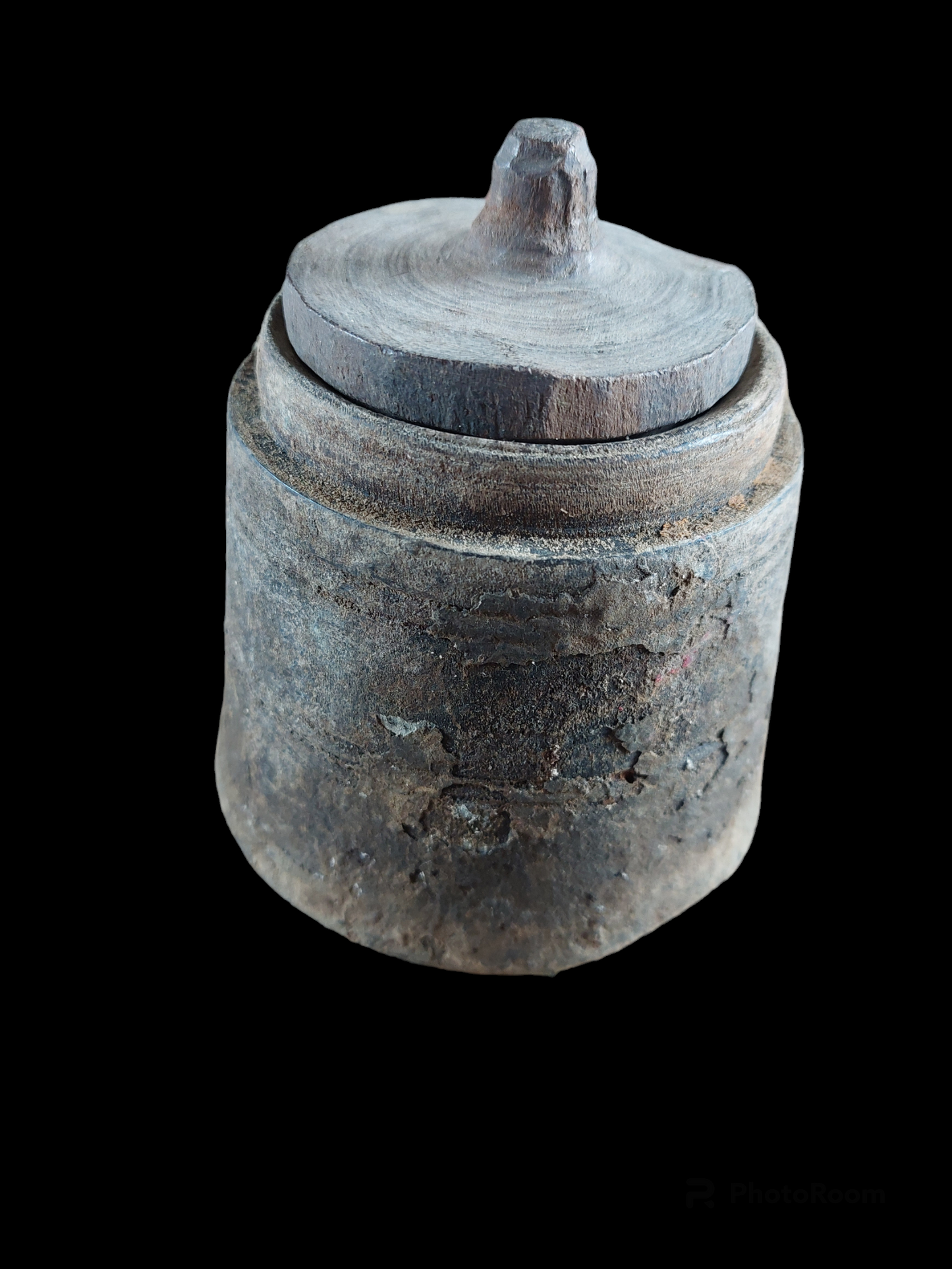Antique wooden Nepalese yak butter yar #1