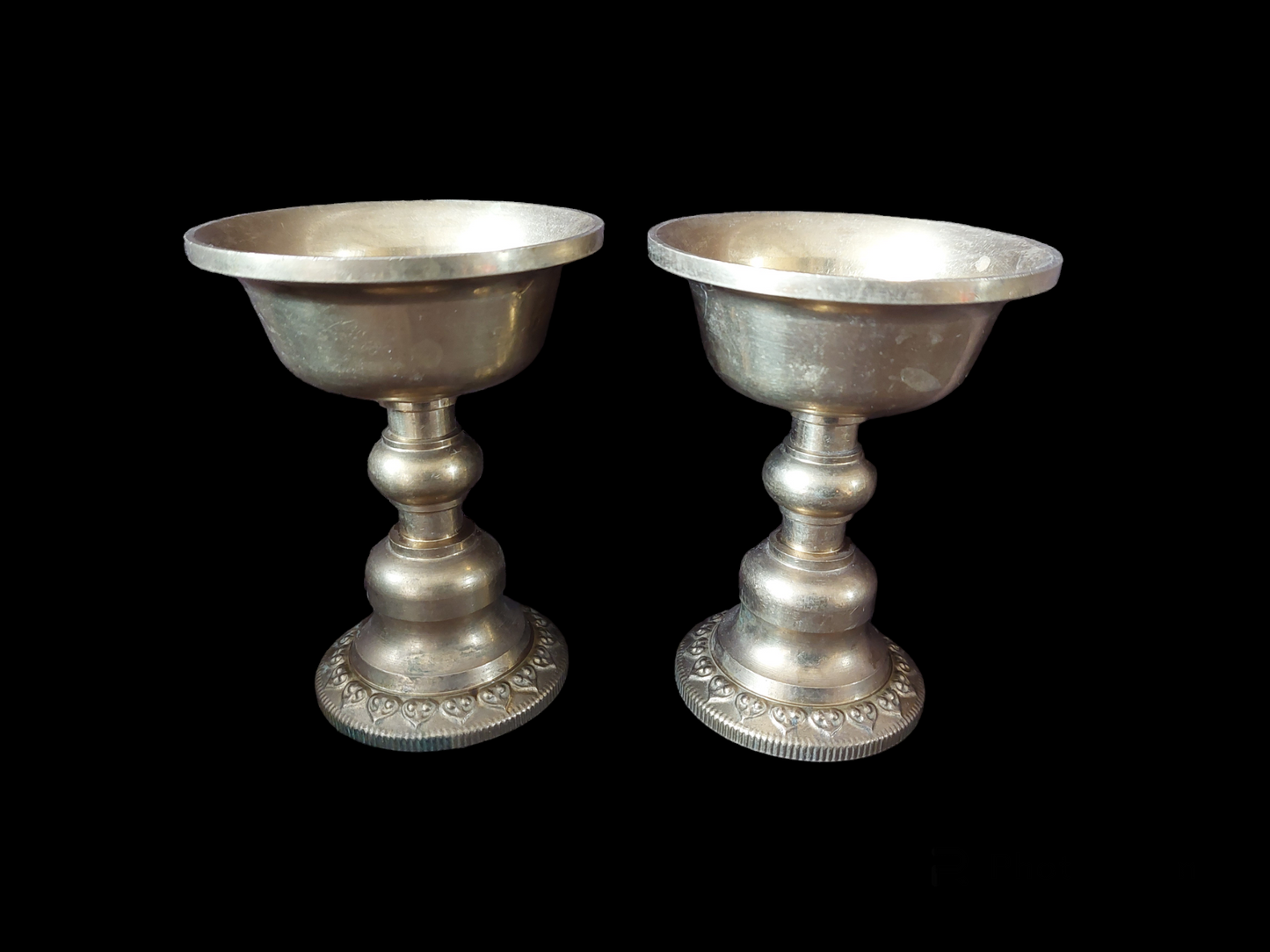 Antique Nepalese chula ghee lamp 12 centimeters