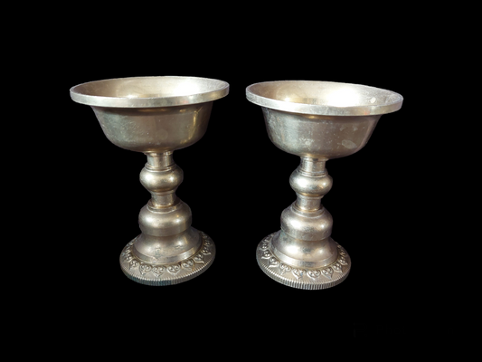 Antique Nepalese chula ghee lamp 12 centimeters