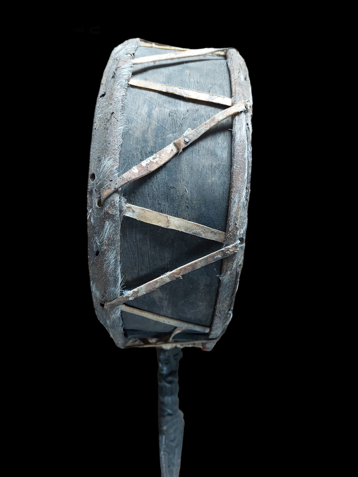 Antique Nepalese dhyangro drum #2