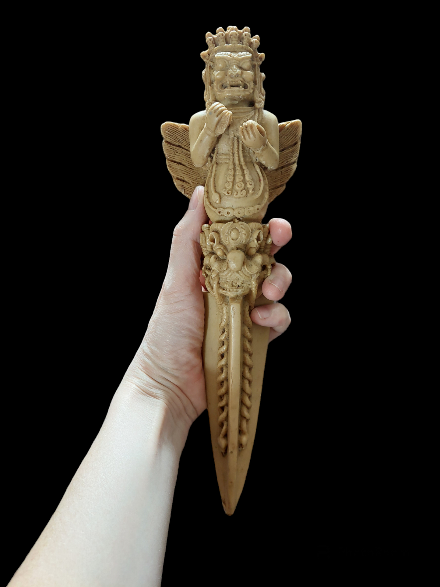 Vintage resin Vajrakilaya phurba
