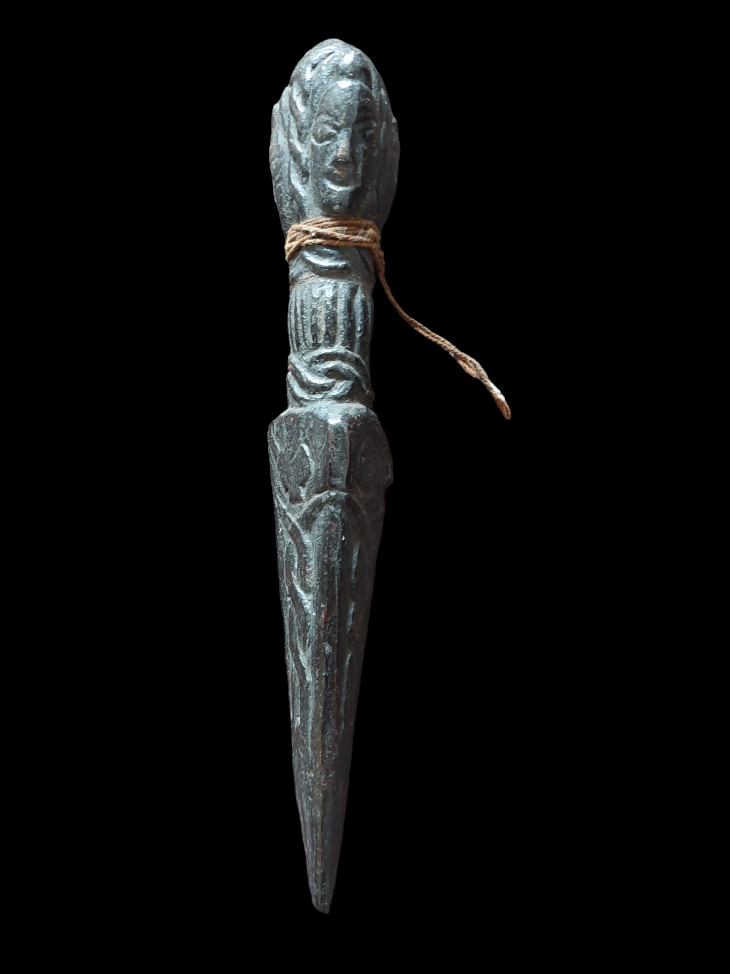 Antique wooden phurba #17