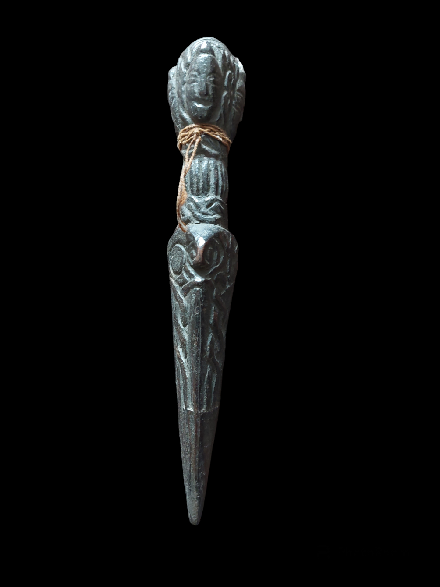 Antique wooden phurba #17