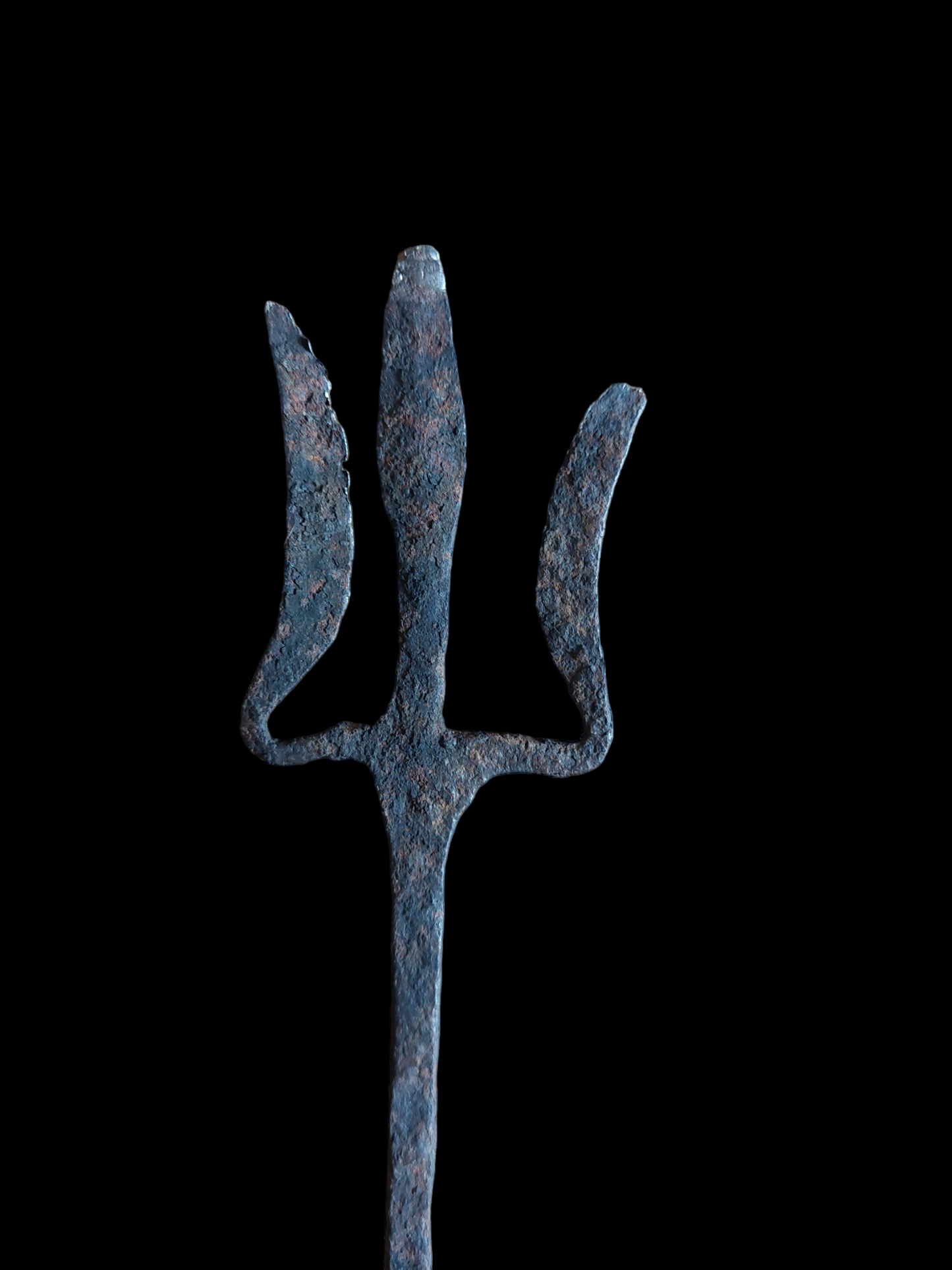 Old Nepalese iron trident 37 cm