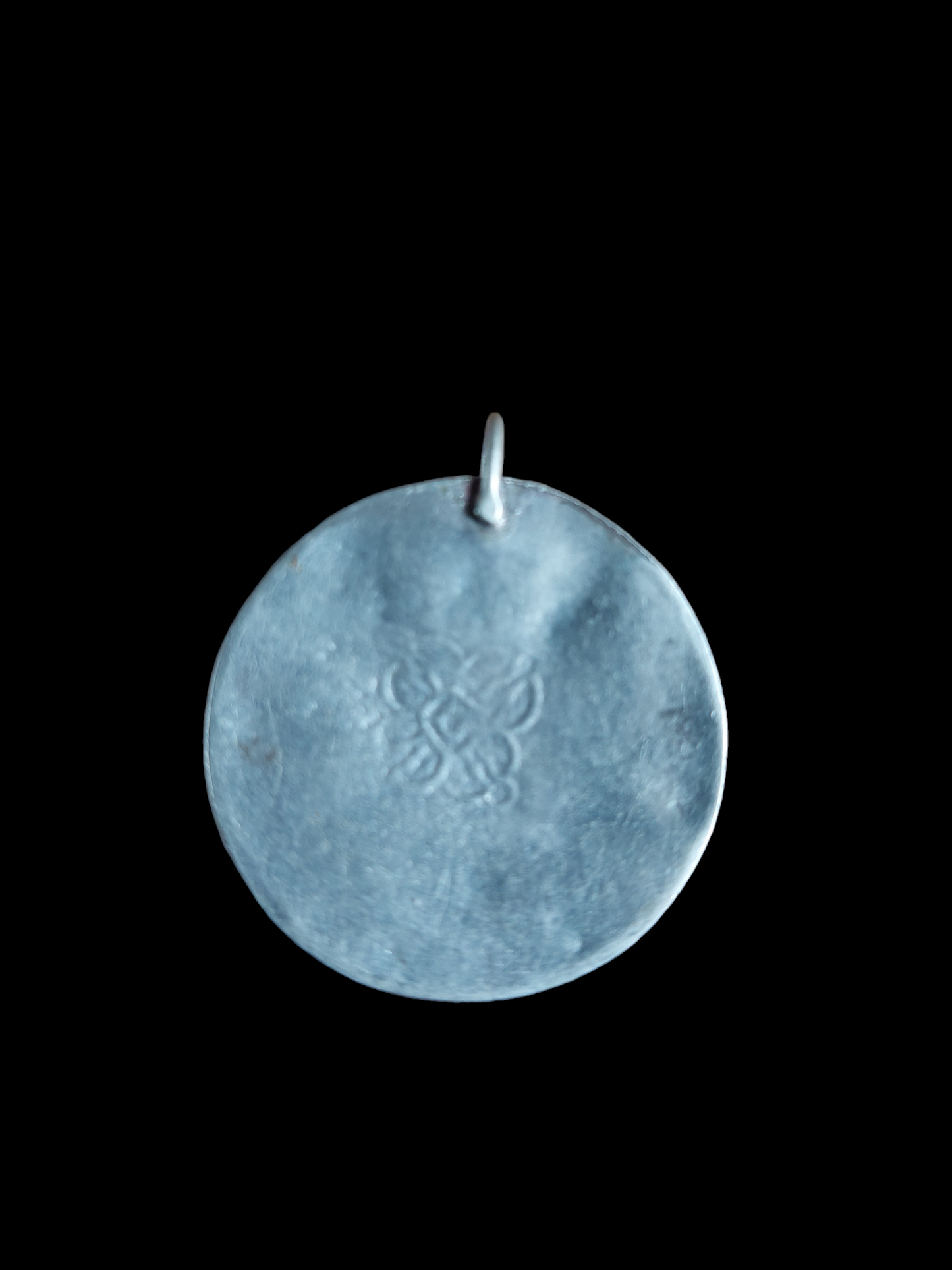 Vintage Tibetan silver pendant #2