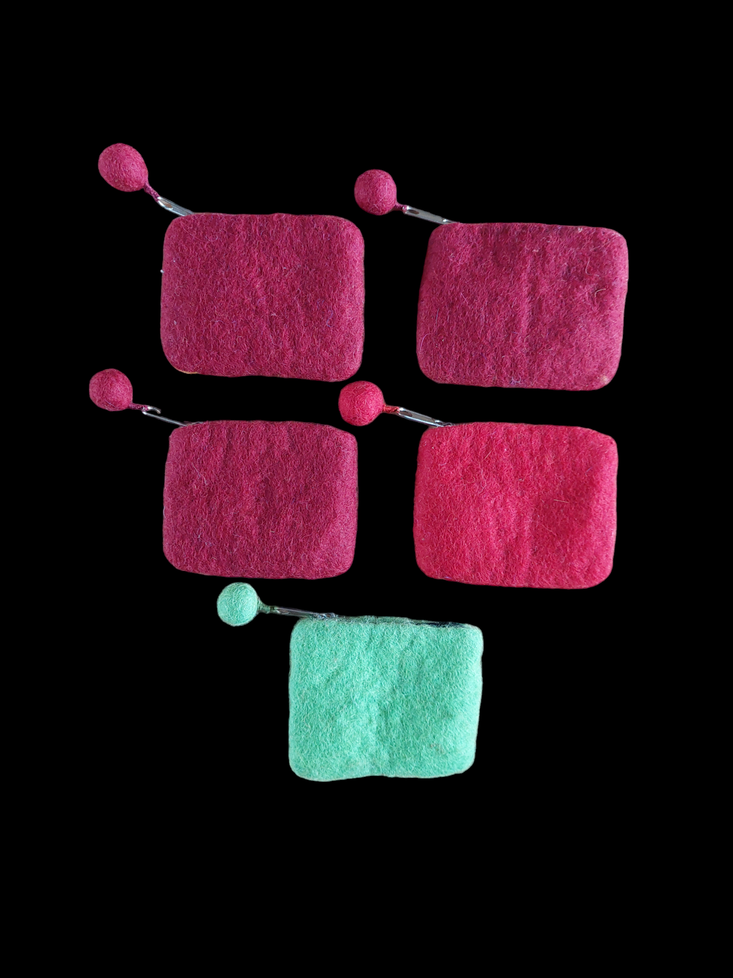 Nepalese felt pouch, small size