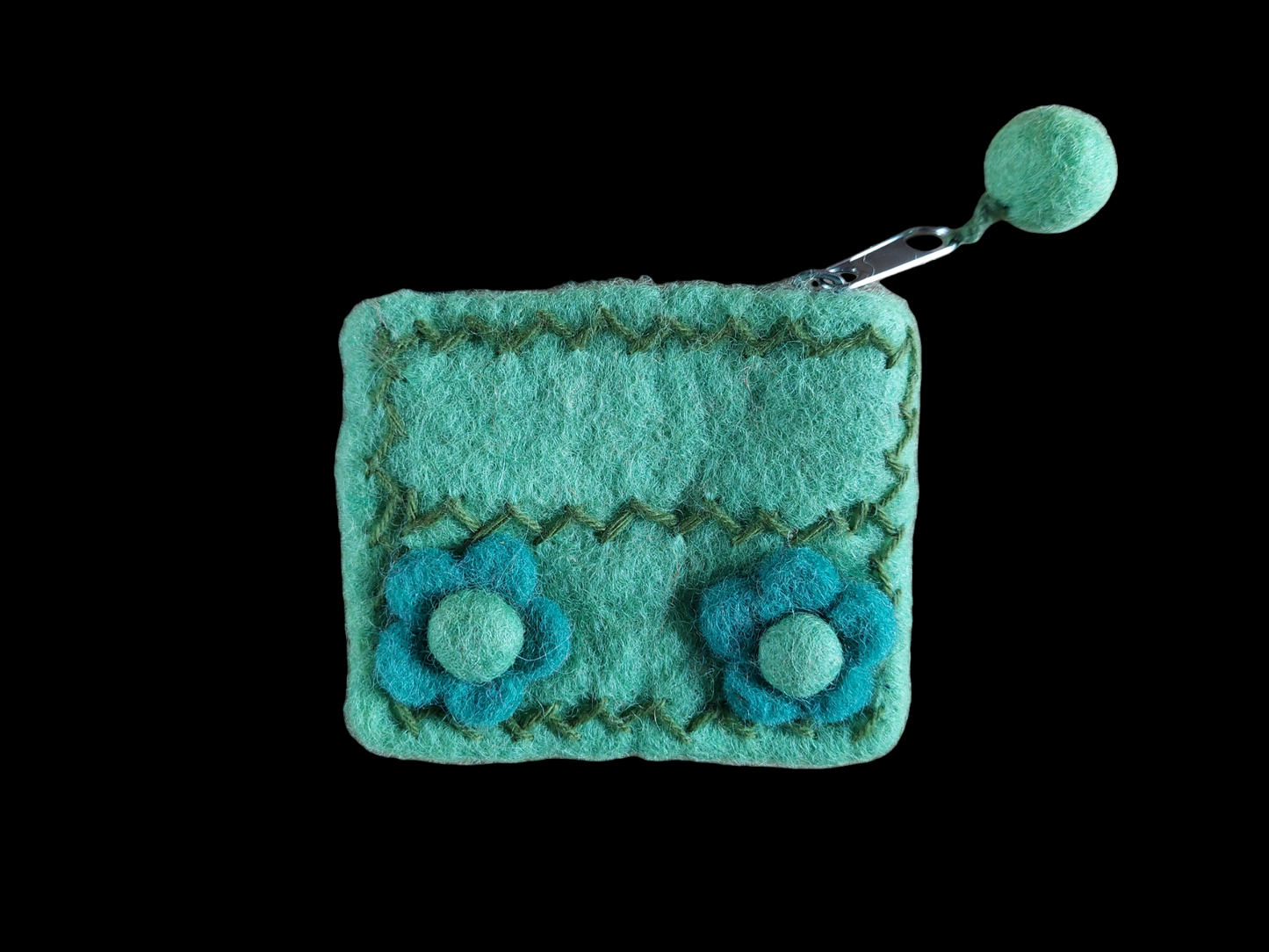 Nepalese felt pouch, small size