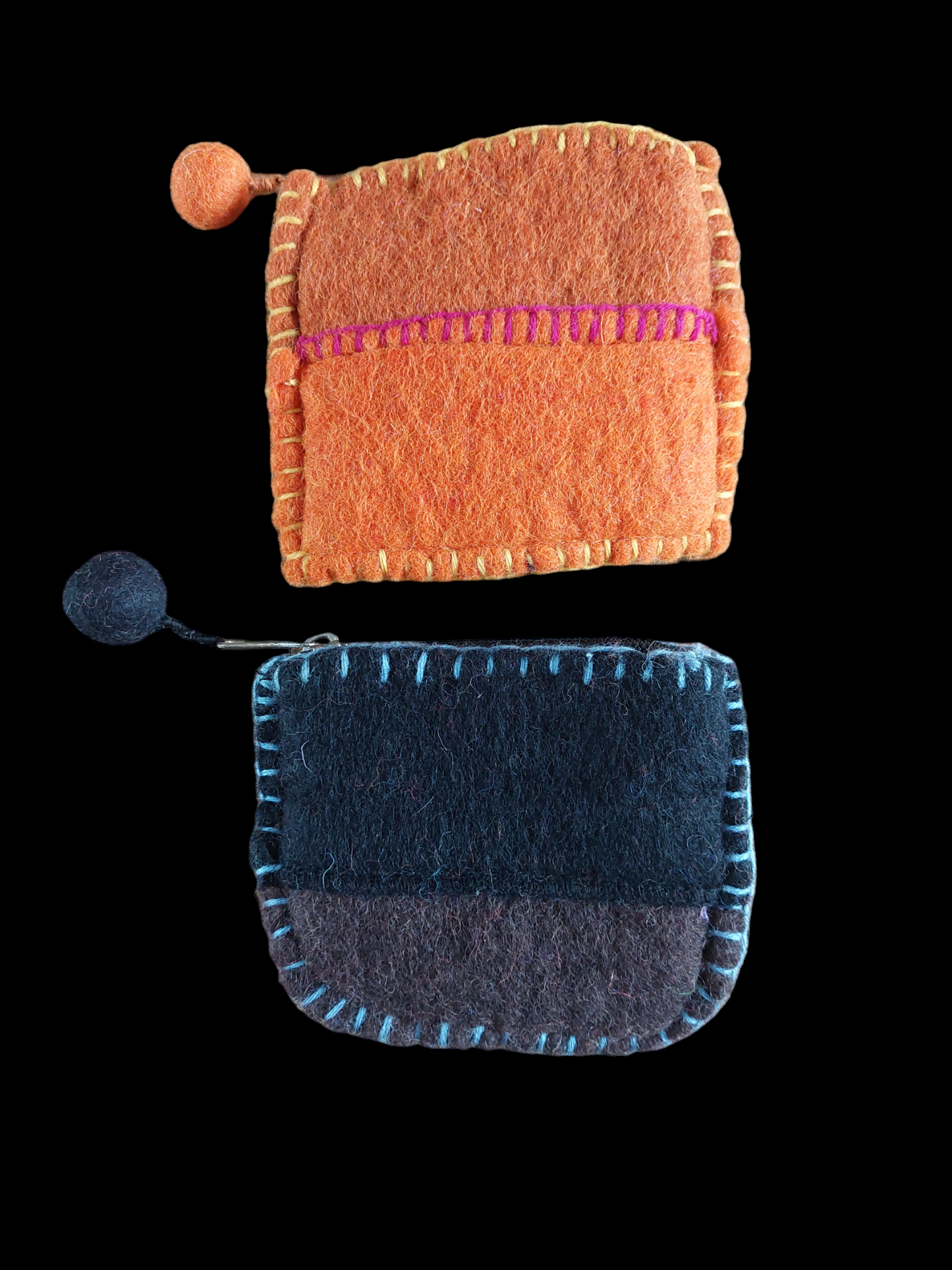 Nepalese felt pouch, big size