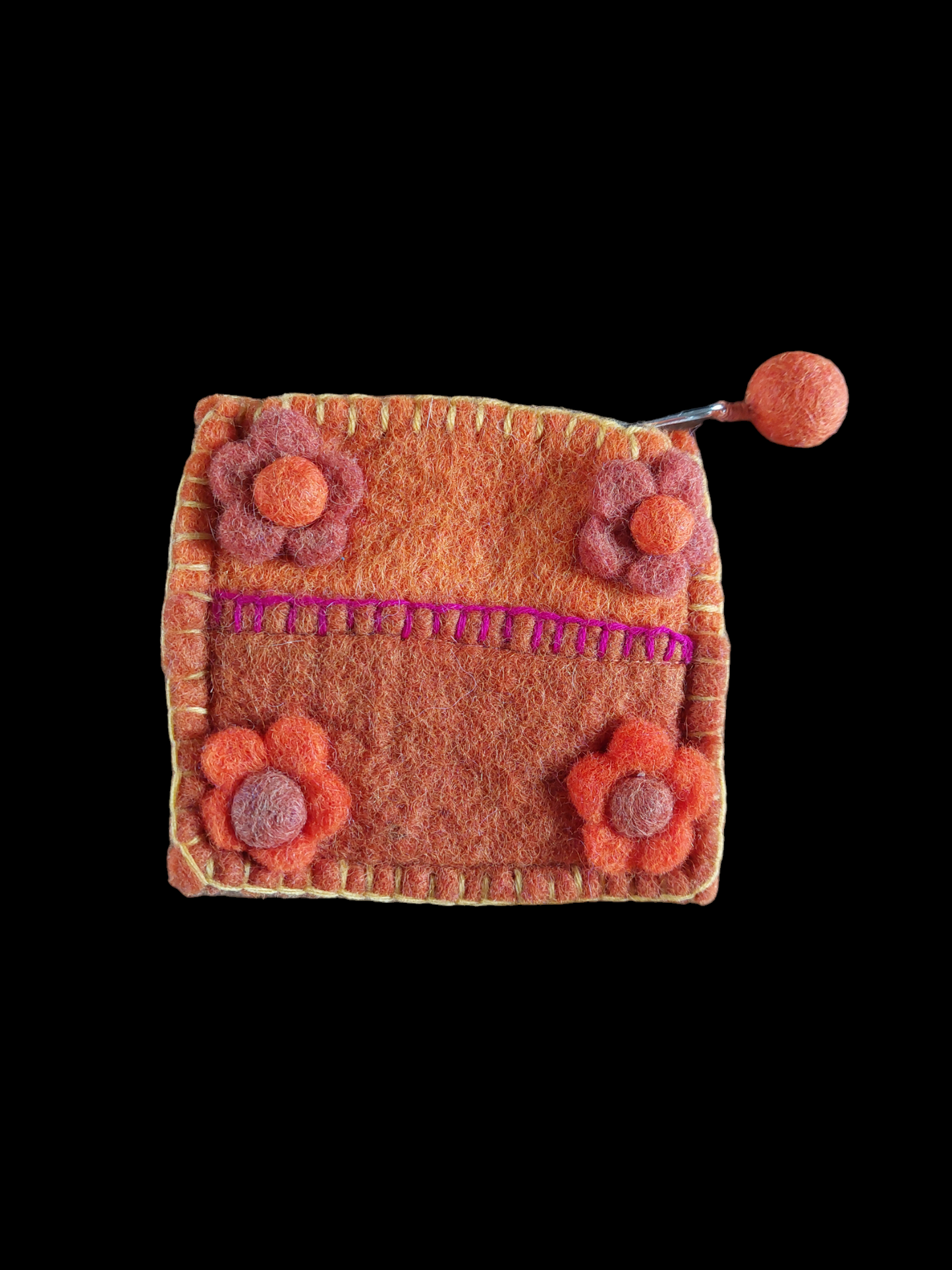 Nepalese felt pouch, big size