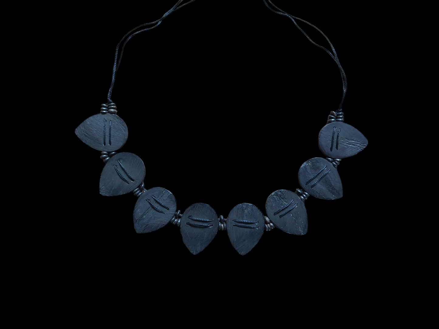 Vintage Tibetan yak bone necklace #4