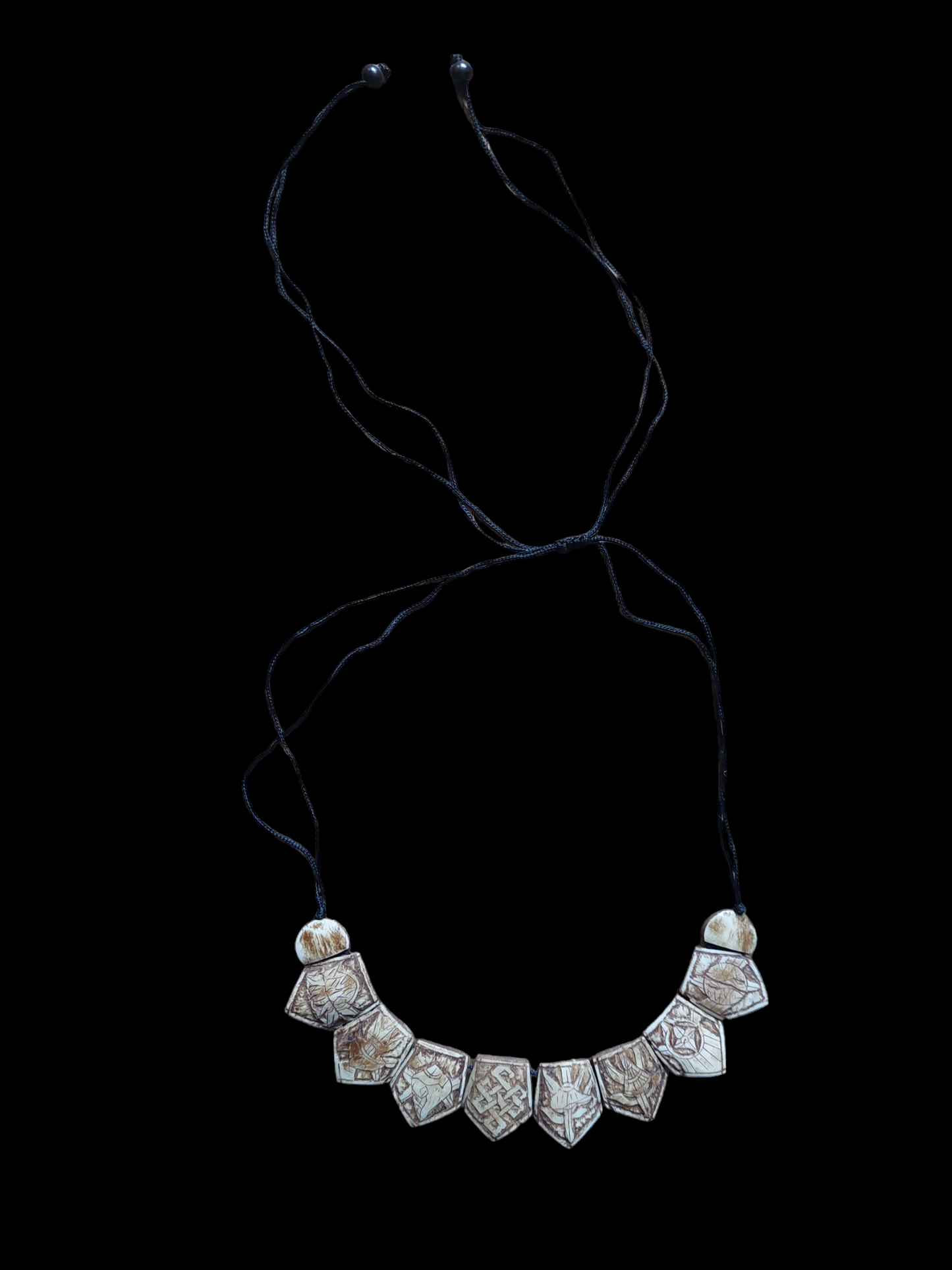 Vintage Tibetan yak bone necklace #5