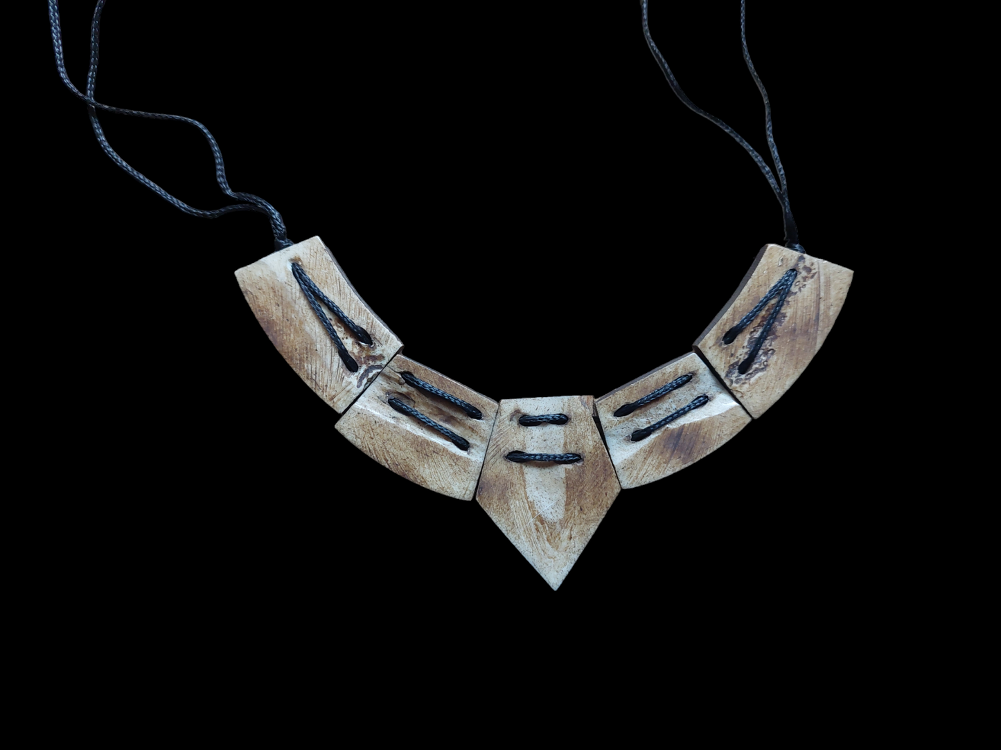 Vintage Tibetan yak bone necklace #6
