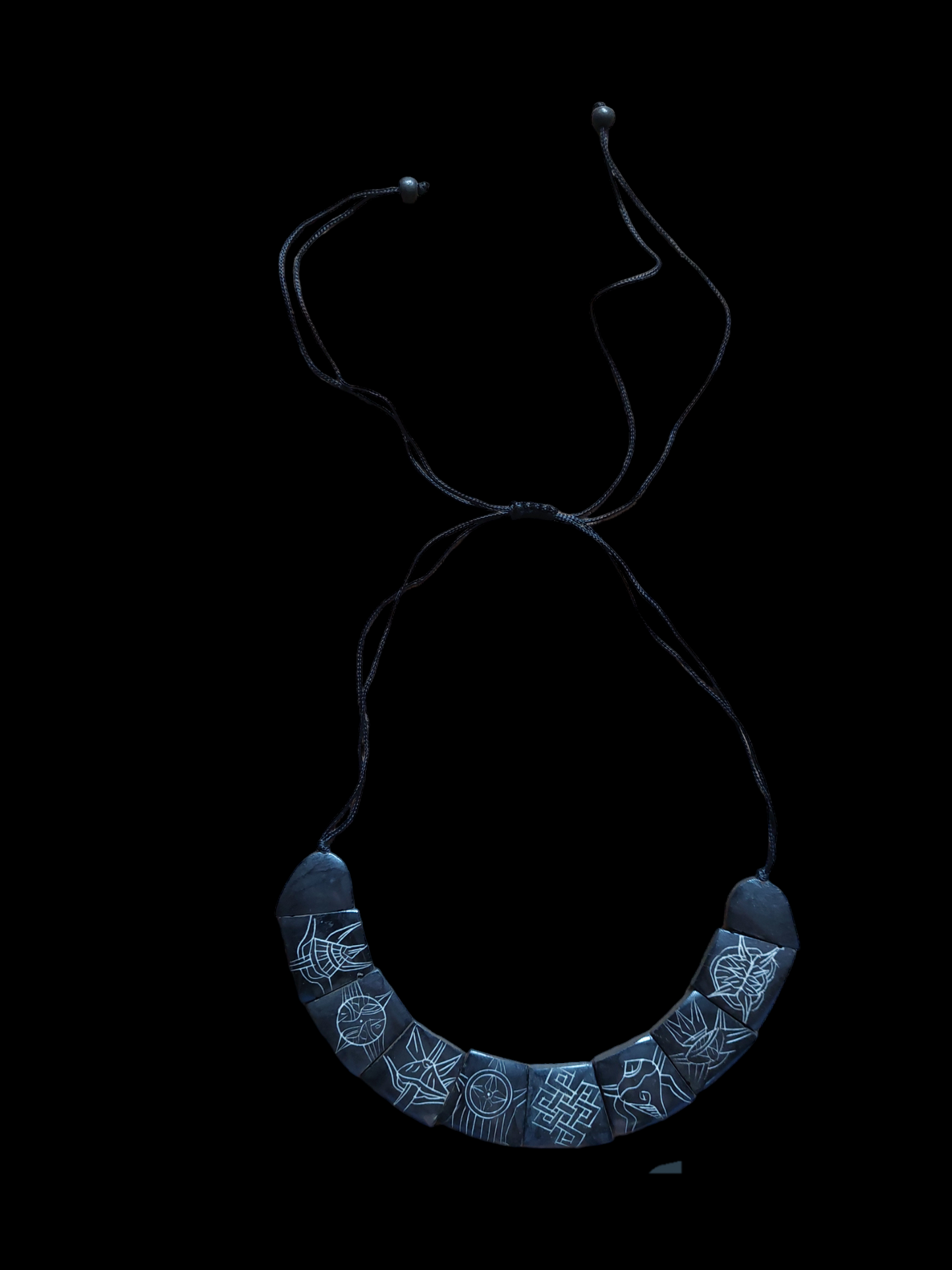 Vintage Tibetan yak bone necklace #7