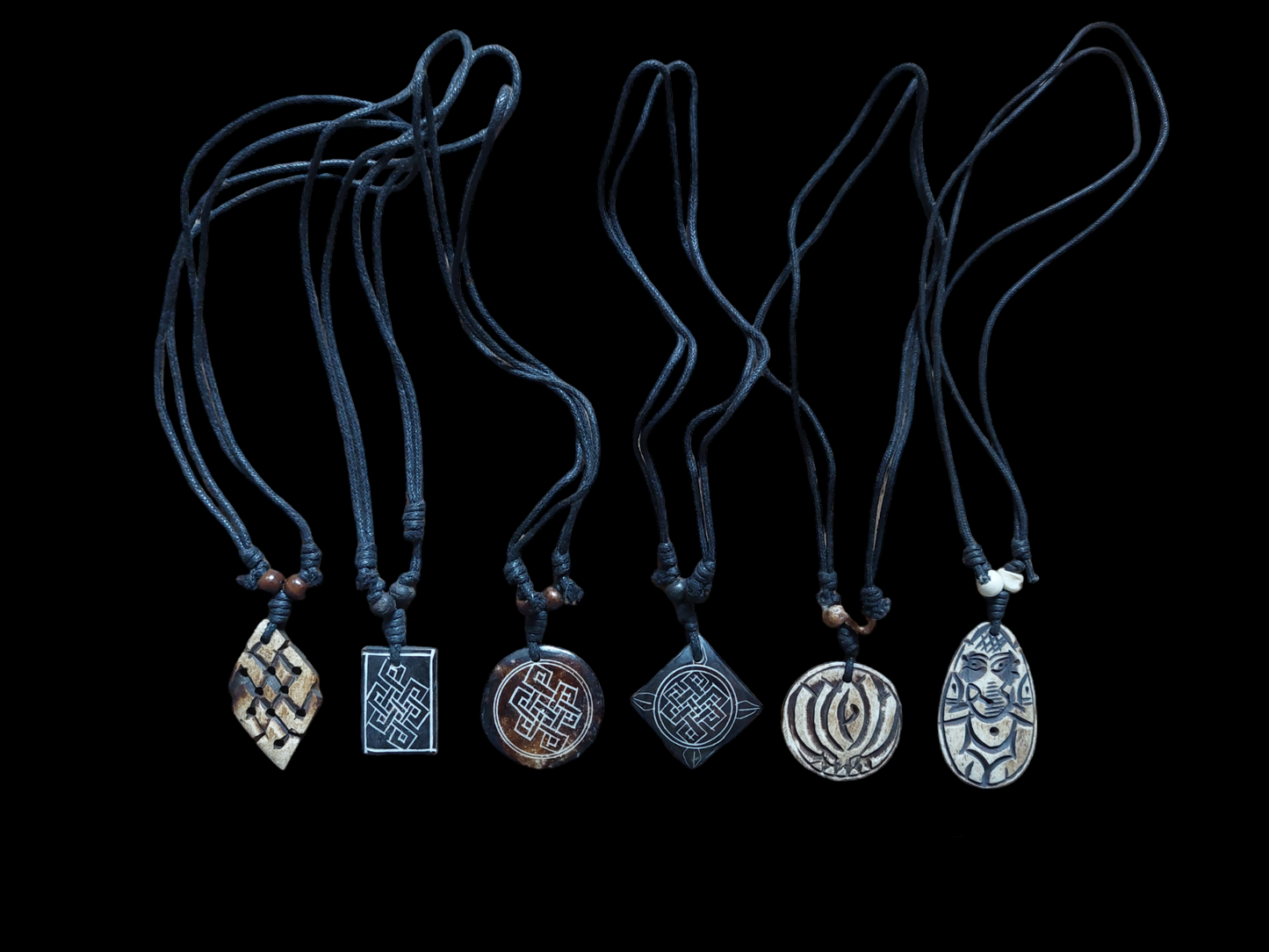 Tibetan yak bone necklaces
