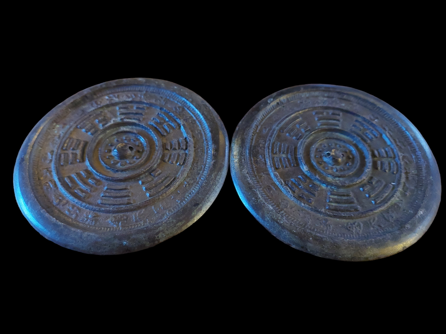 Old Chinese mirror Bagua 115 millimeter
