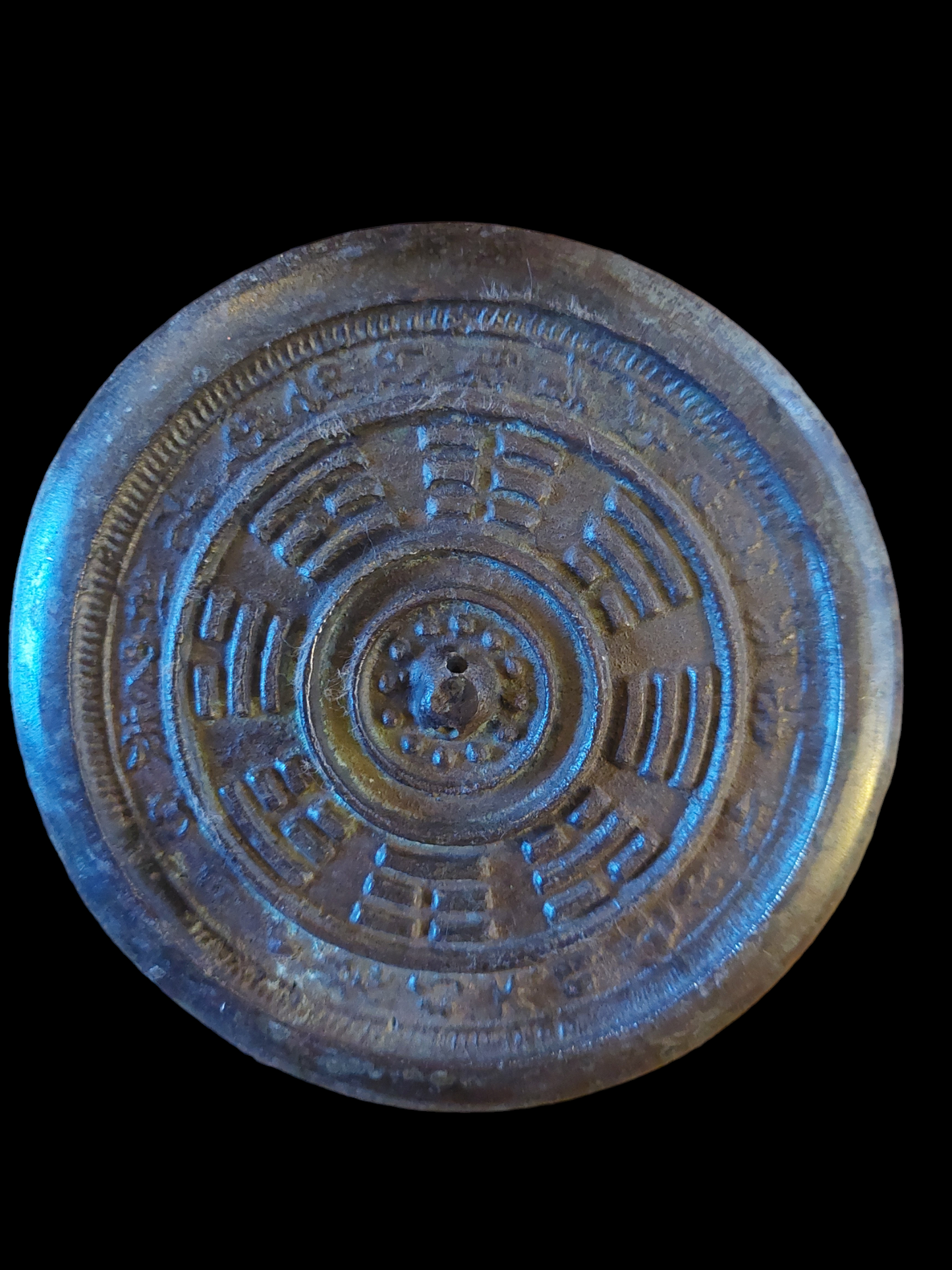 Old Chinese mirror Bagua 115 millimeter