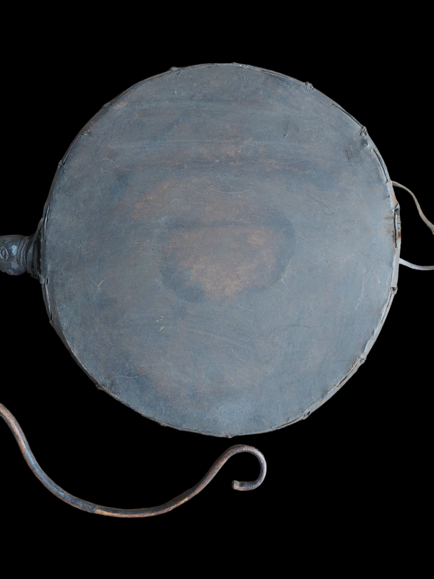Antique Nepalese dhyangro drum #3