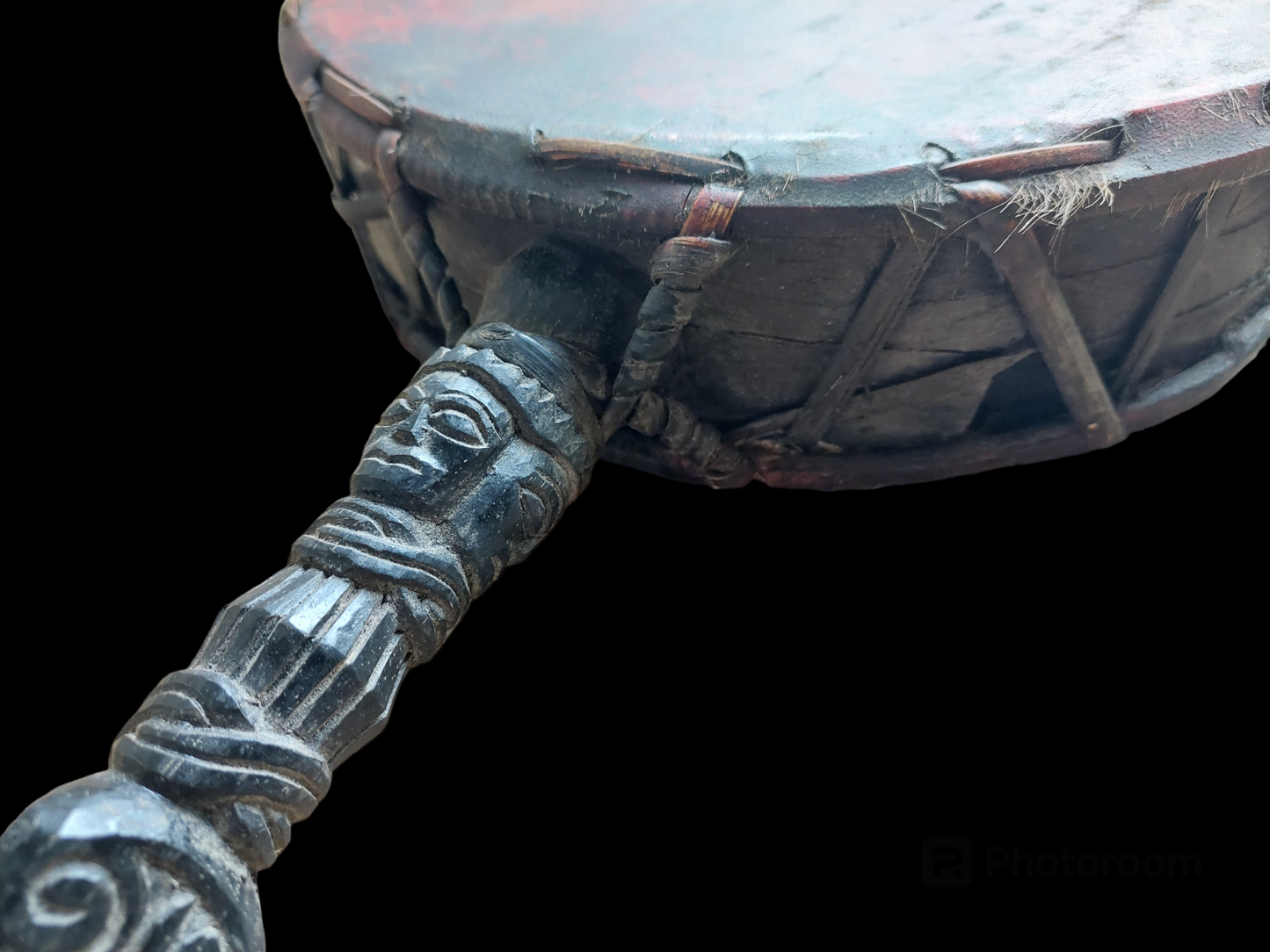Antique Nepalese dhyangro drum #7