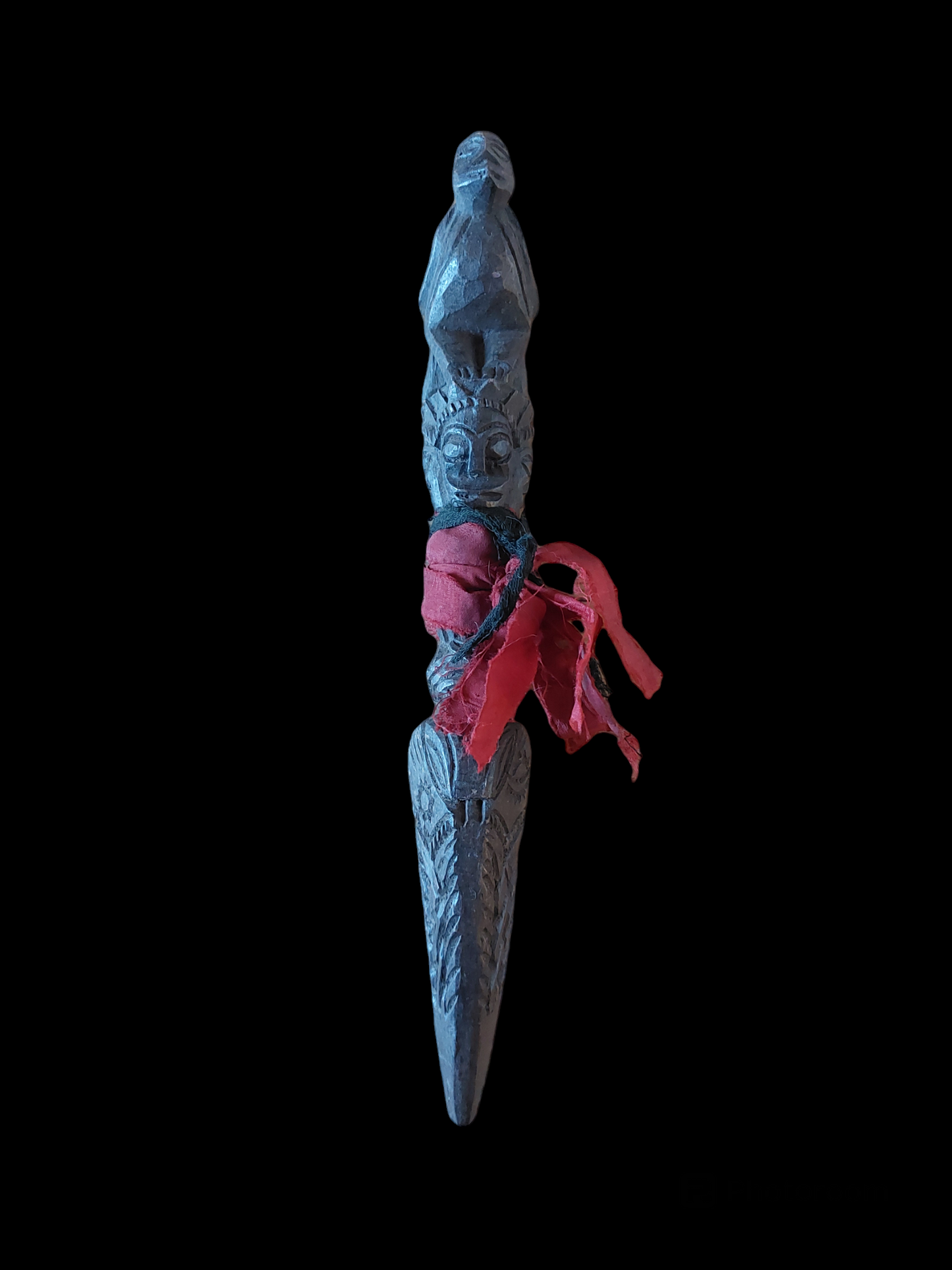 Antique wooden phurba #18