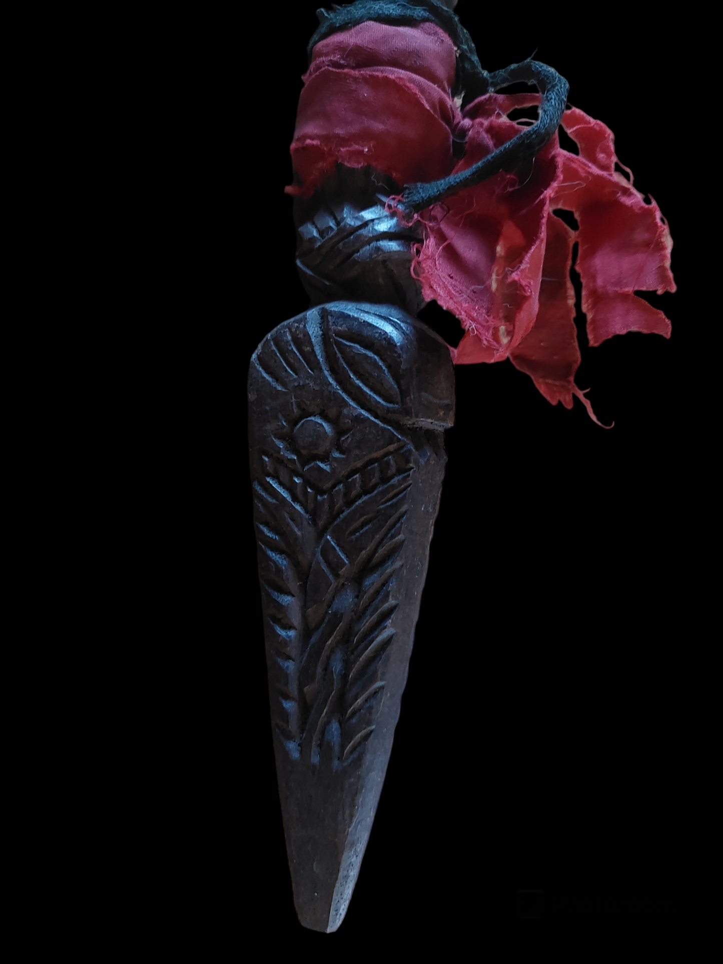 Antique wooden phurba #18