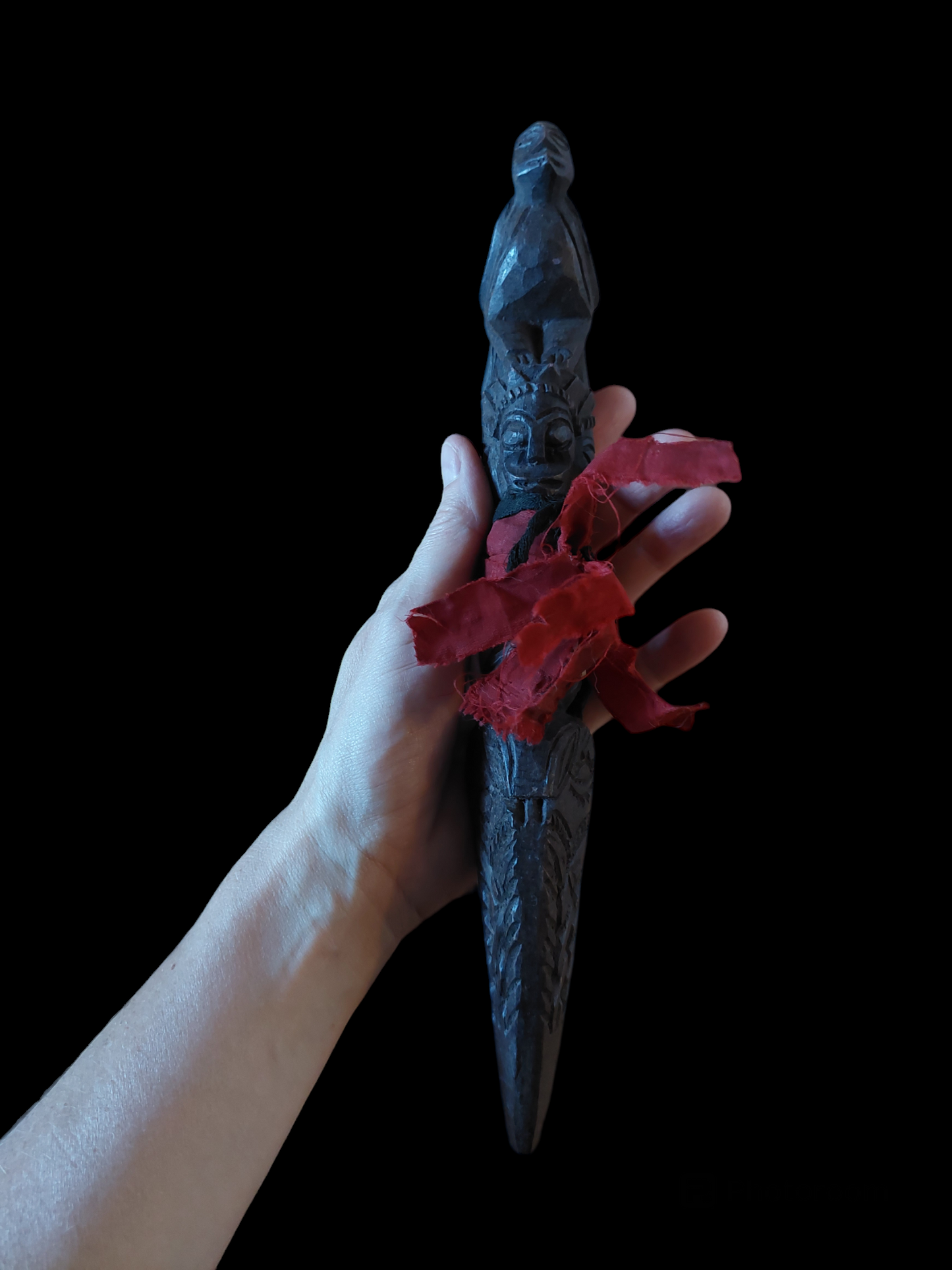 Antique wooden phurba #18