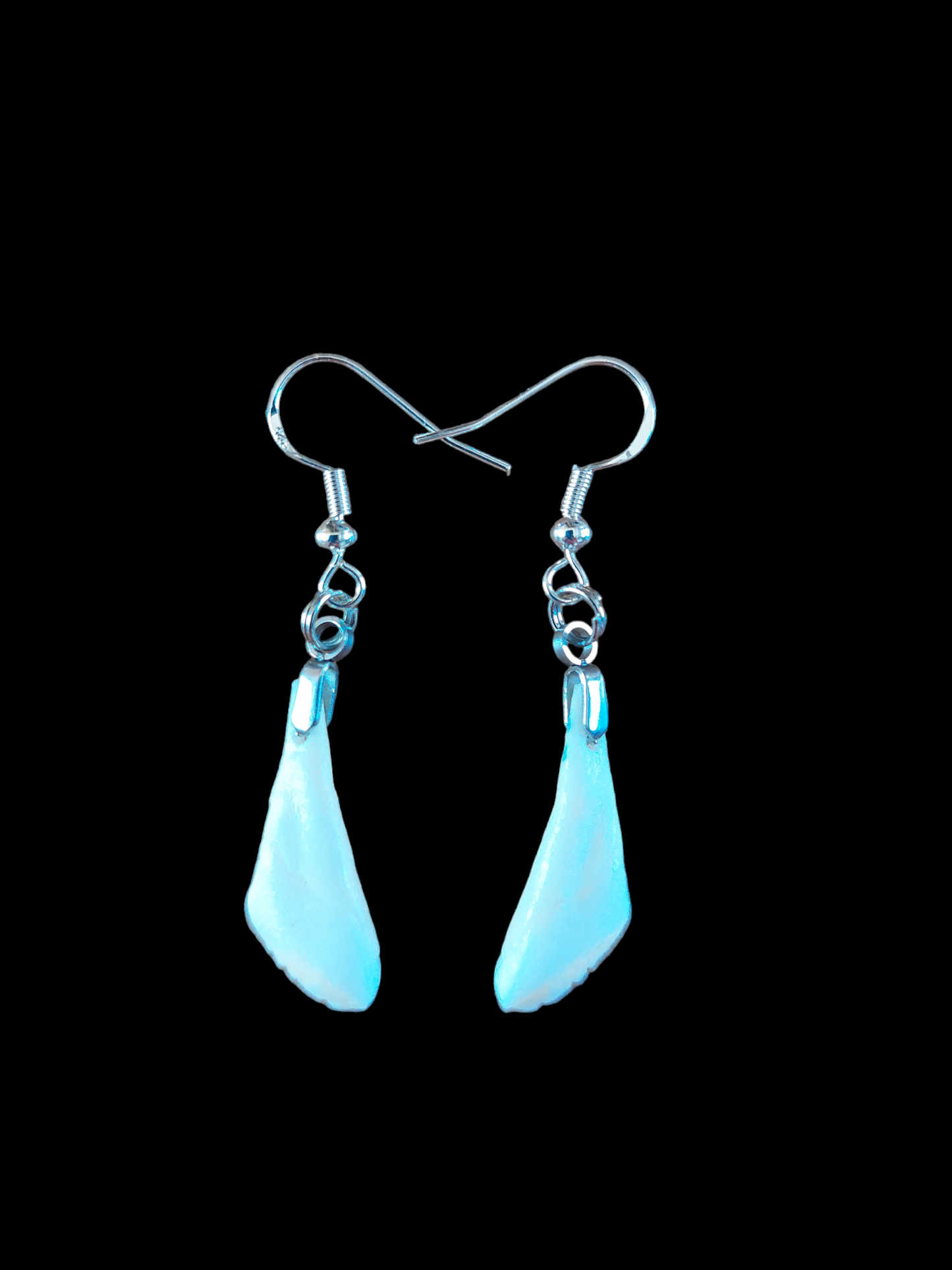 Roe deer teeth amulet earrings