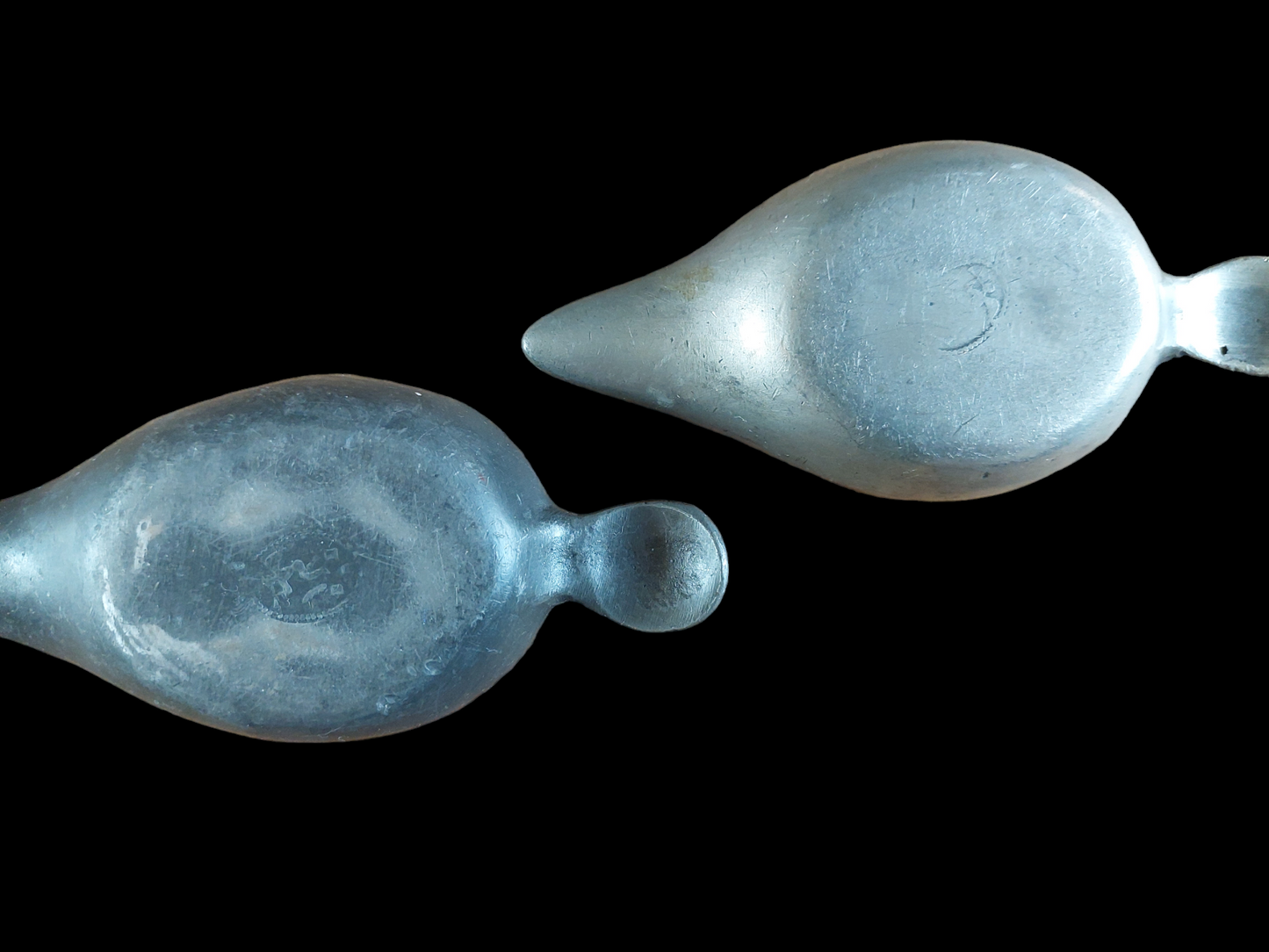 Vintage pewter oil or ghee lamp