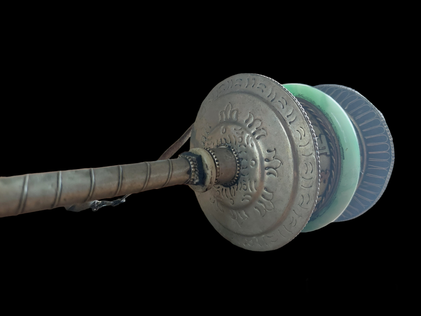 Vintage Tibetan prayer wheel #1